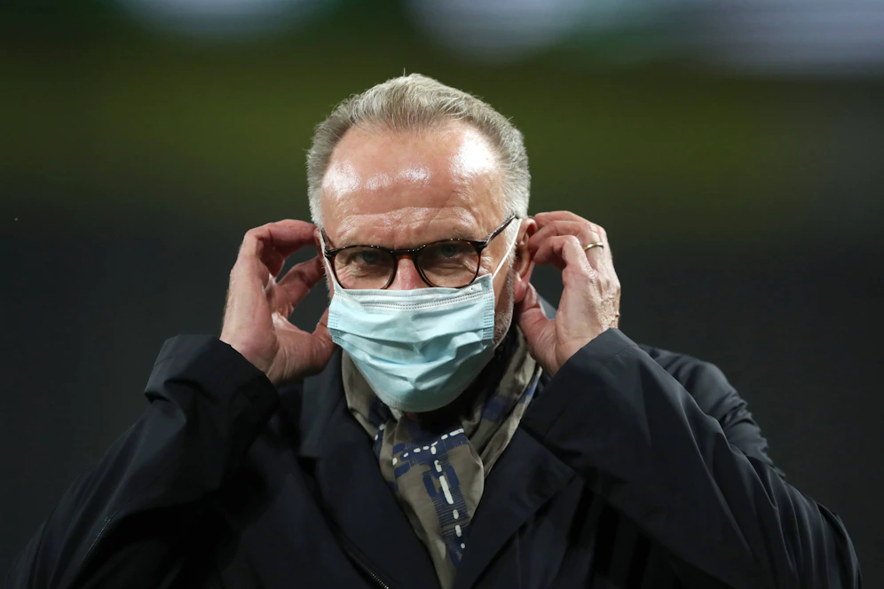 Karl-Heinz Rummenigge schäumte vor Wut. 