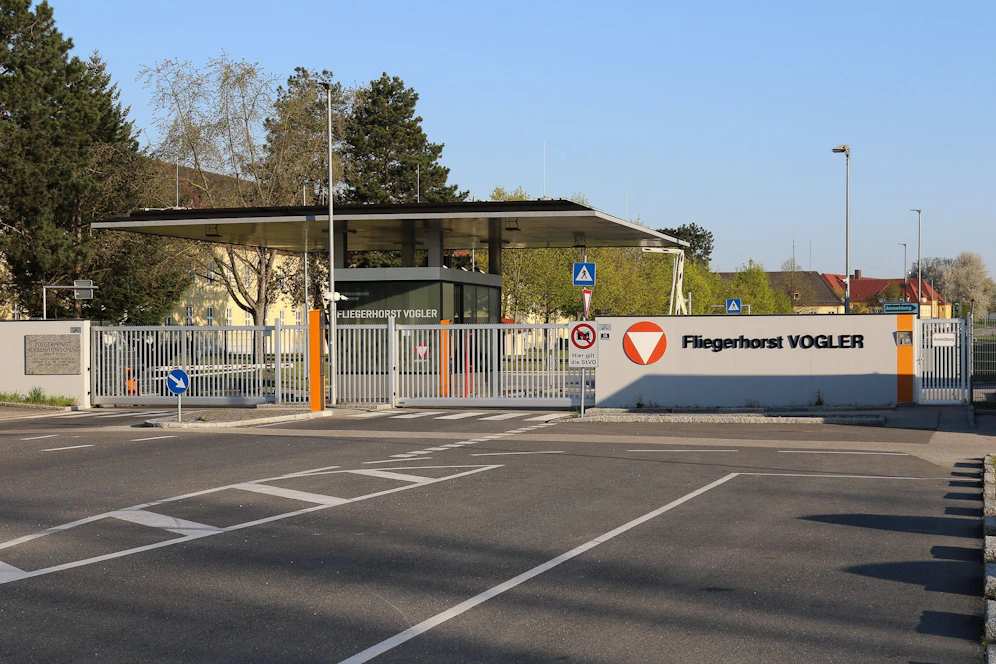 Der Fliegerhorst Vogler&nbsp;in der Kaserne Hörsching.