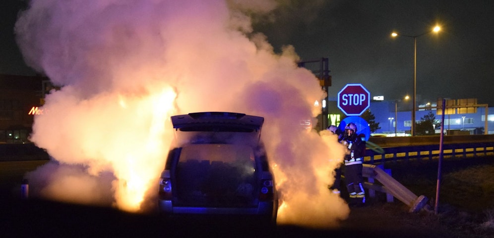 Brennender Pkw Wiener Neudorf