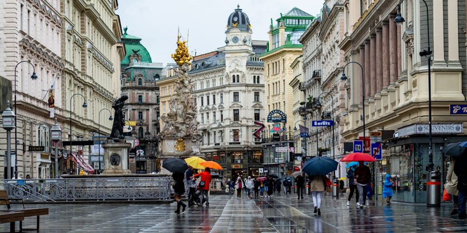 Auch in Wien ist mit Regen zu rechnen.