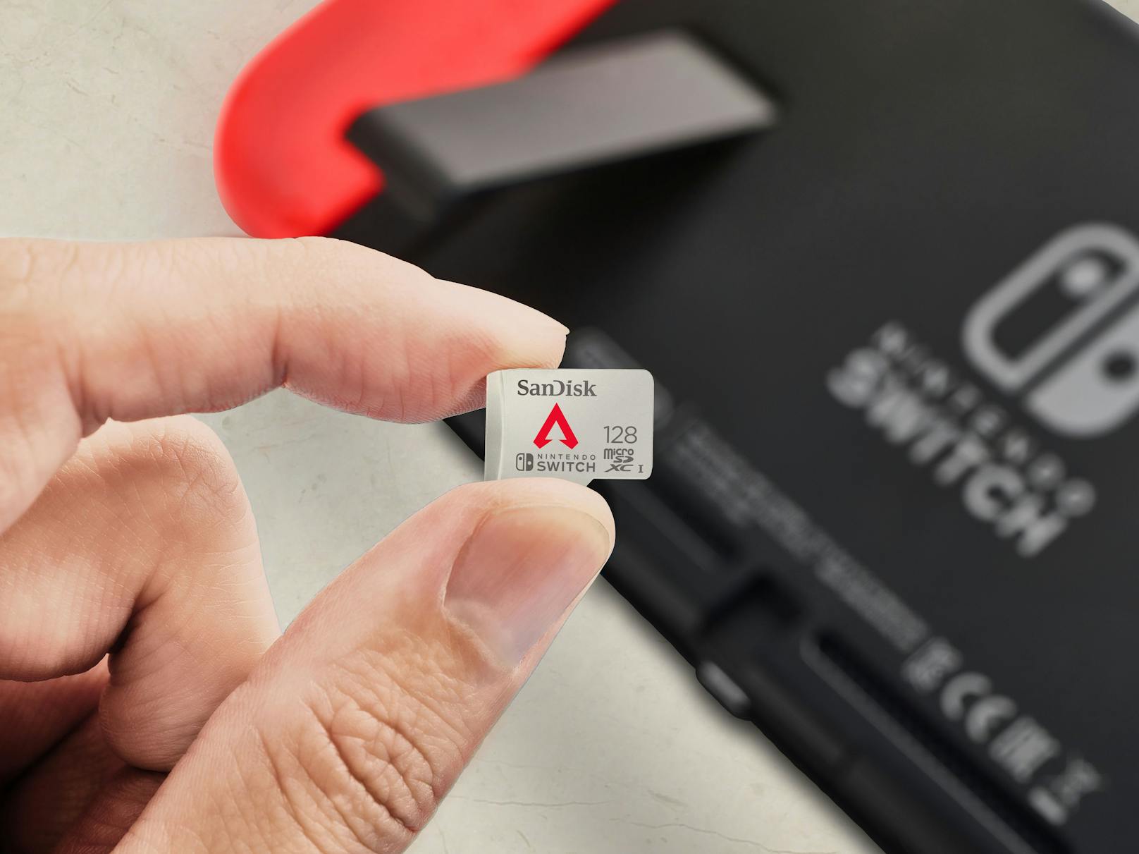 SanDisks neue Apex Legends-Speicherkarte für Nintendo Switch.