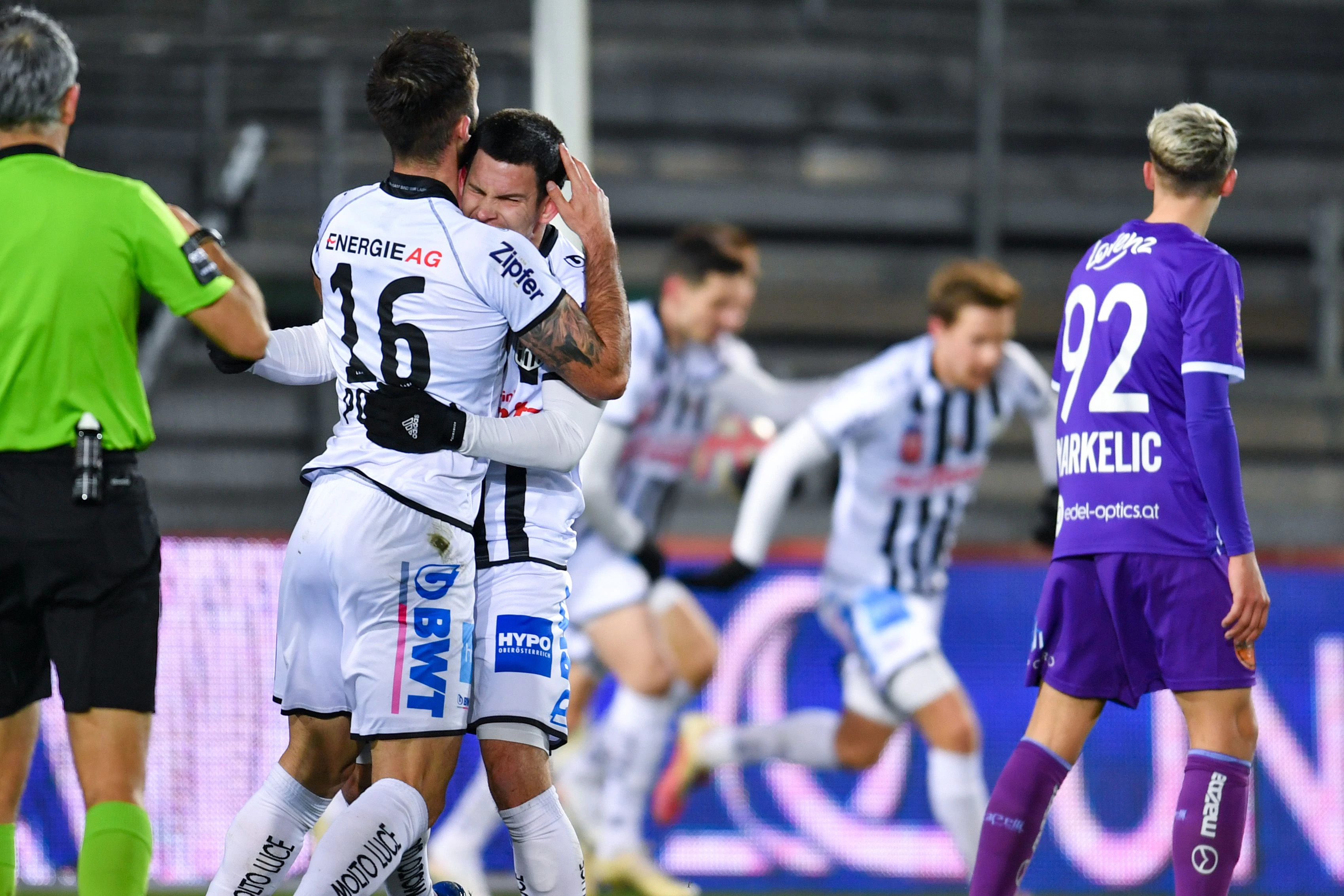 LASK gegen Austria Klagenfurt