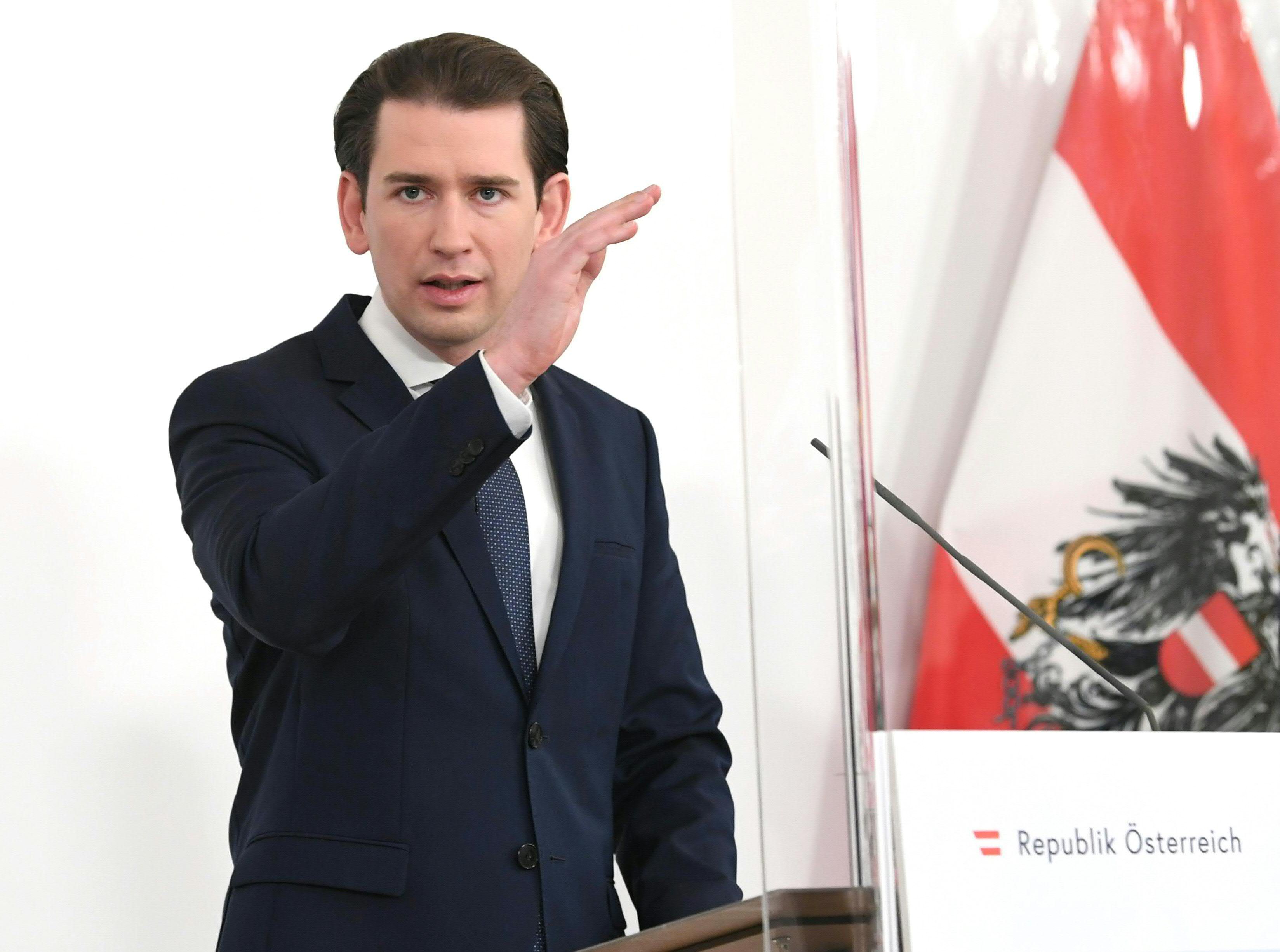 Bundeskanzler Sebastian Kurz.