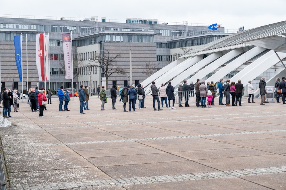Viele Linzer nutzten die Möglichkeit sich gratis testen zu lassen.