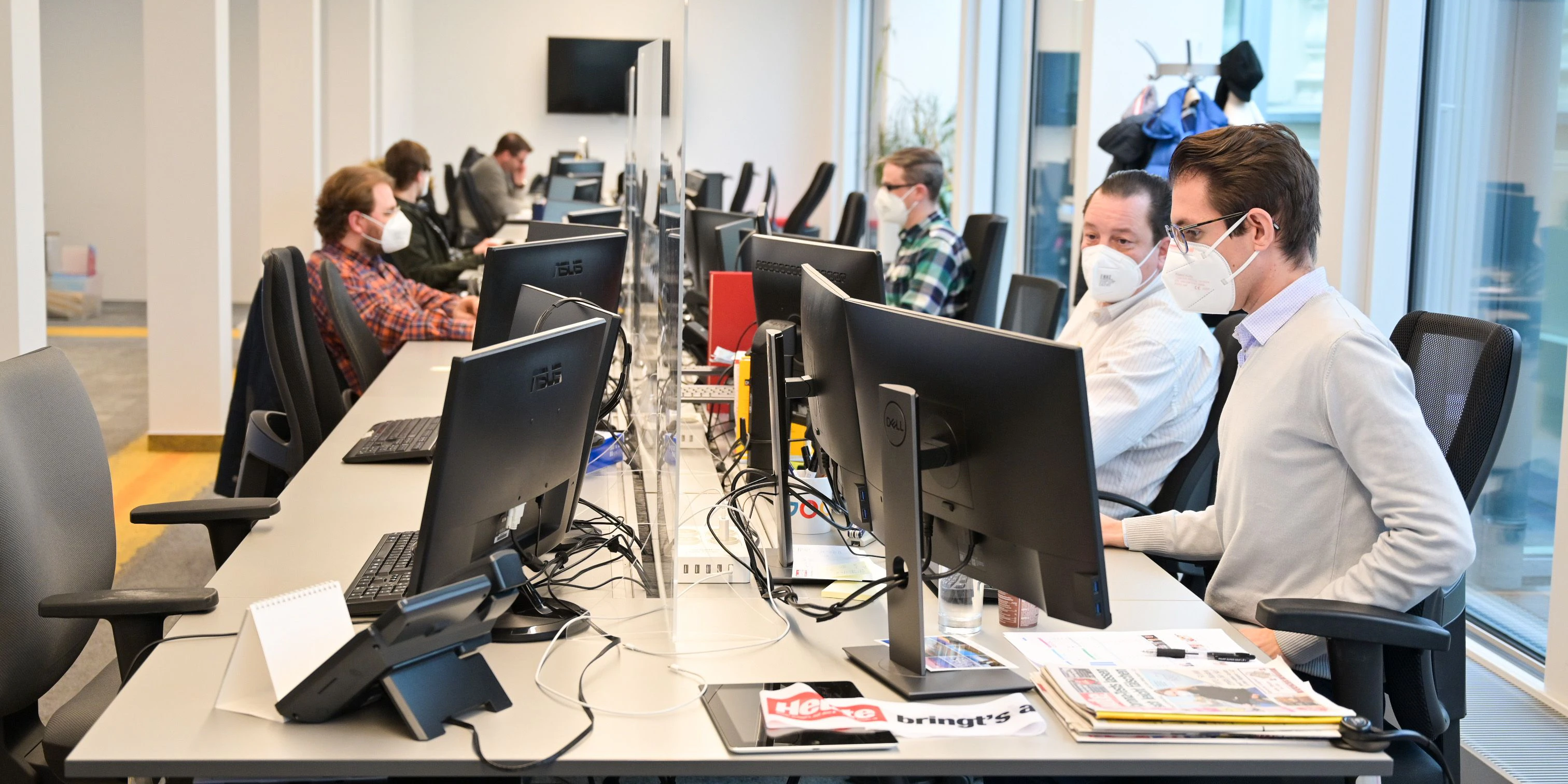 Der "Heute"-Newsroom in der Wiener City