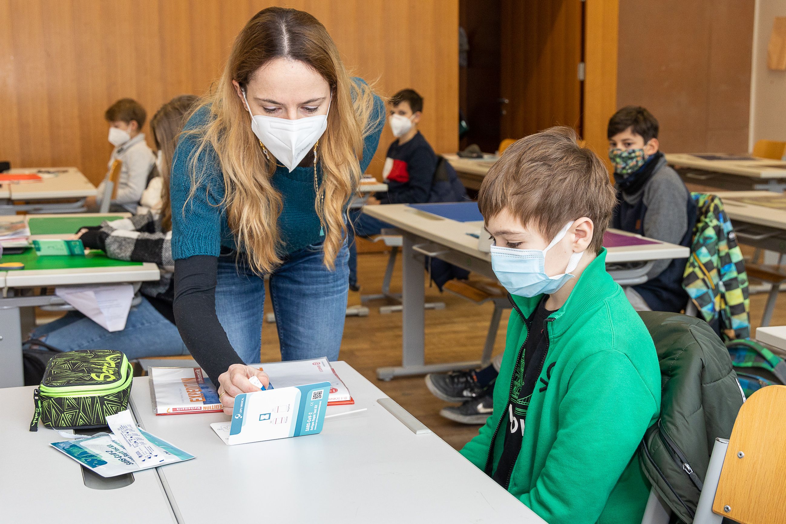 So funktioniert der Schnelltest in der Schule.