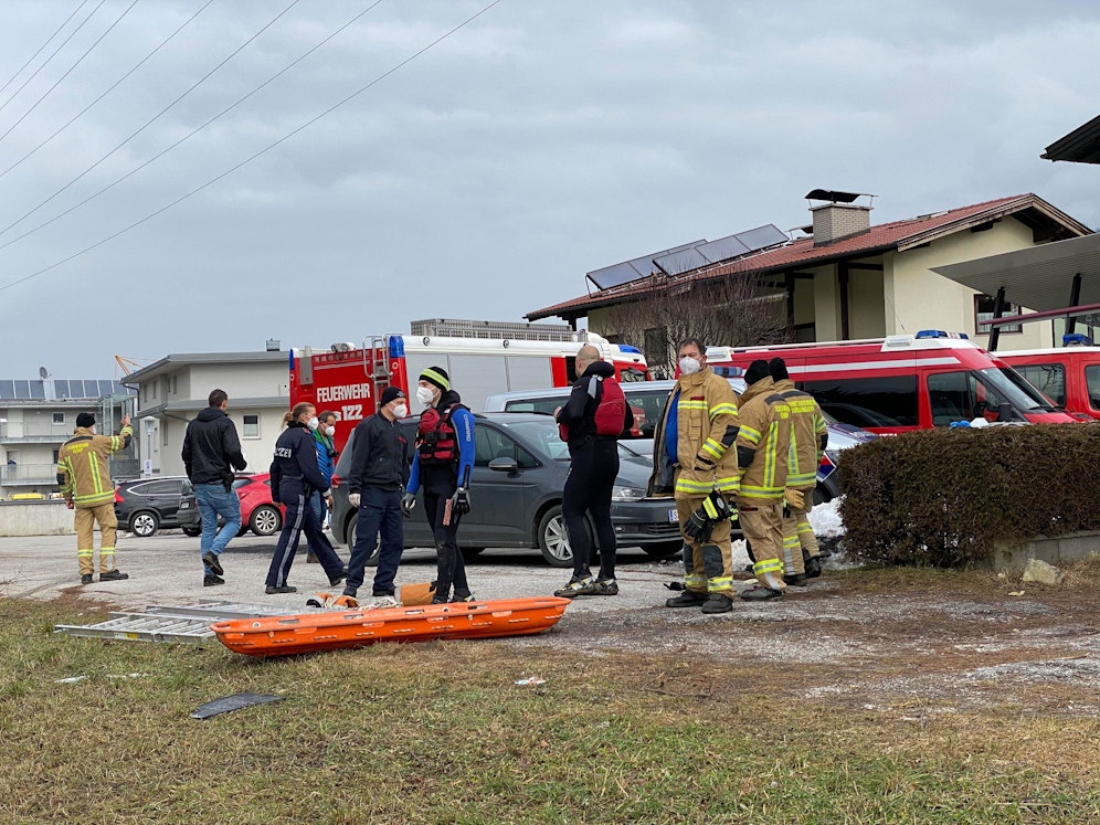 Sowohl Feuerwehr als auch die Polizei waren am Fundort in Vomp.&nbsp;