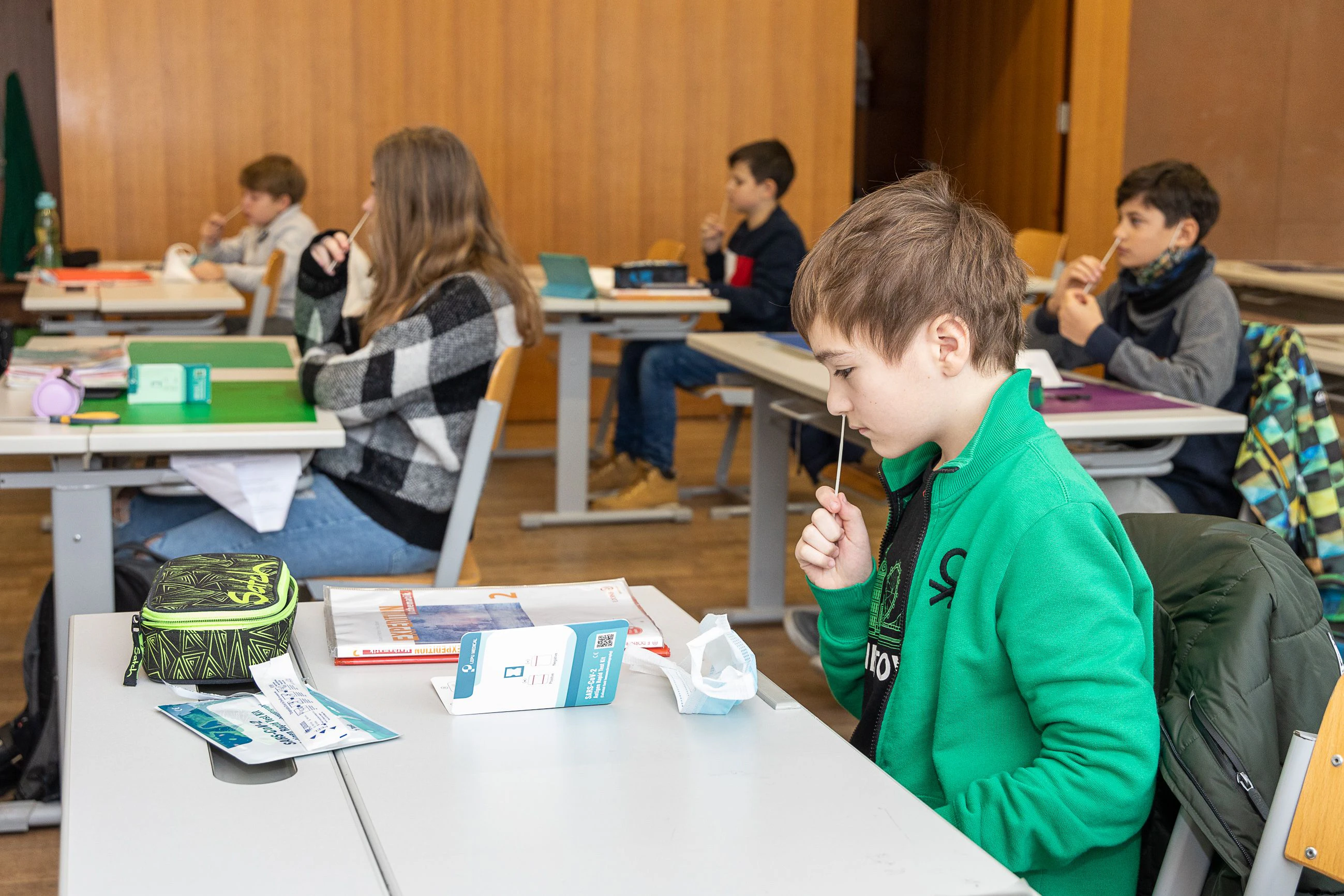 So funktioniert der Schnelltest in der Schule.