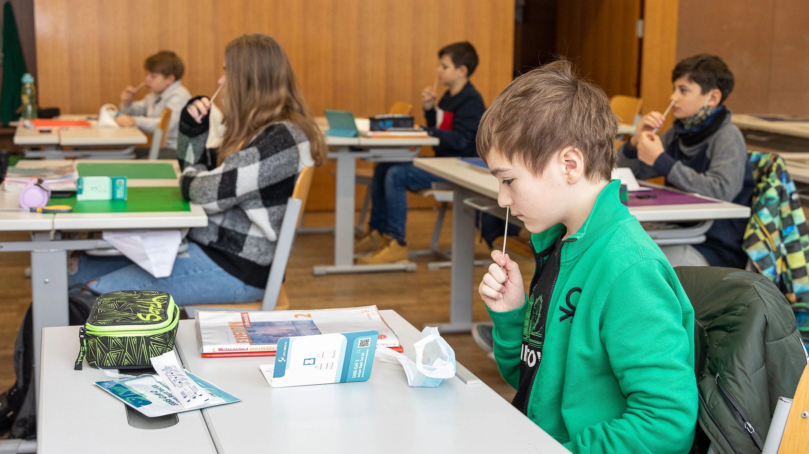 So funktioniert der Schnelltest in der Schule.