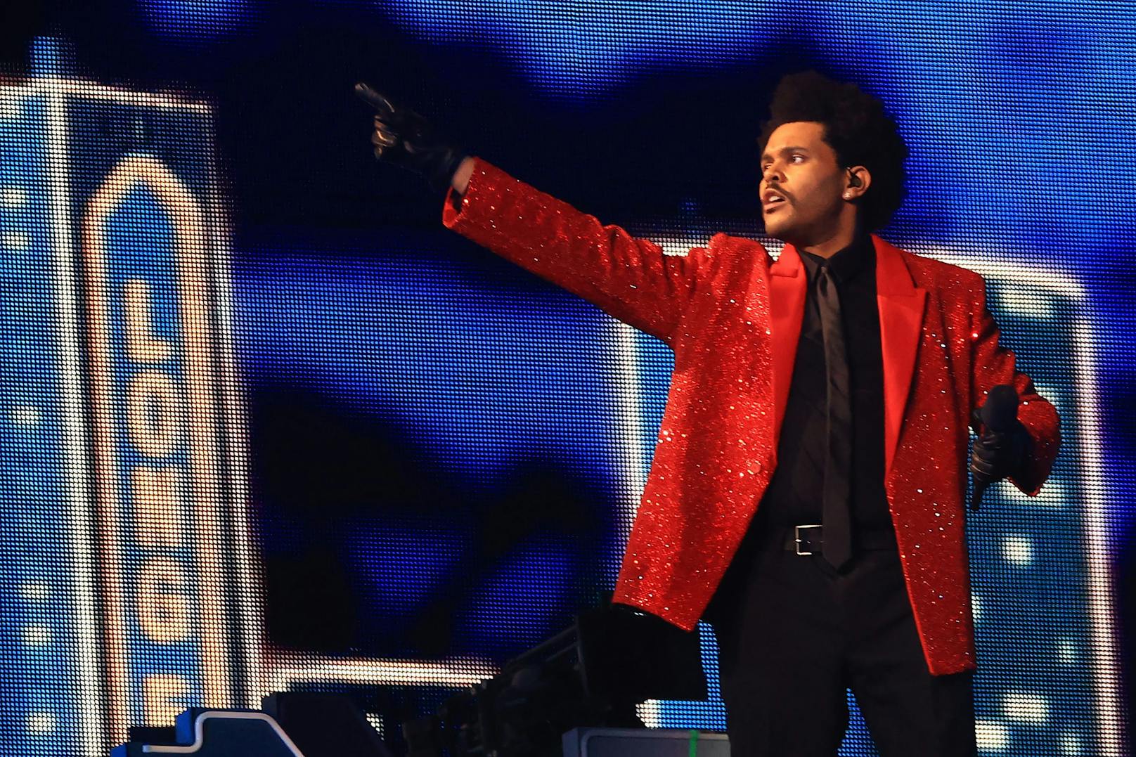 The Weeknd performte in der Half-Time-Show des Super Bowl.