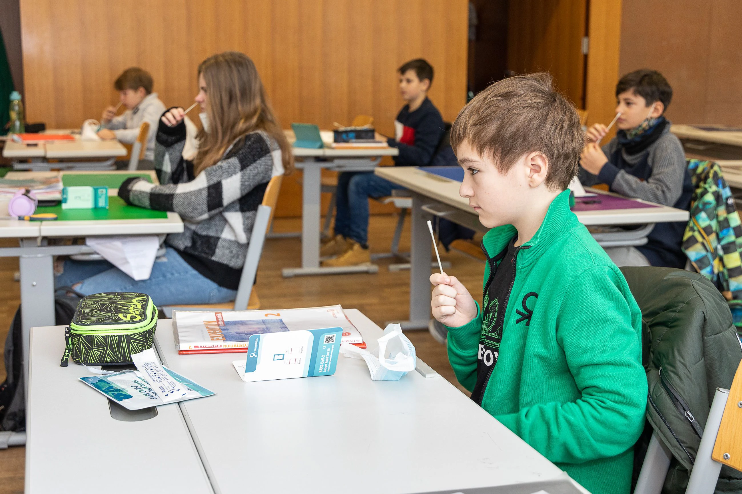 So funktioniert der Schnelltest in der Schule.