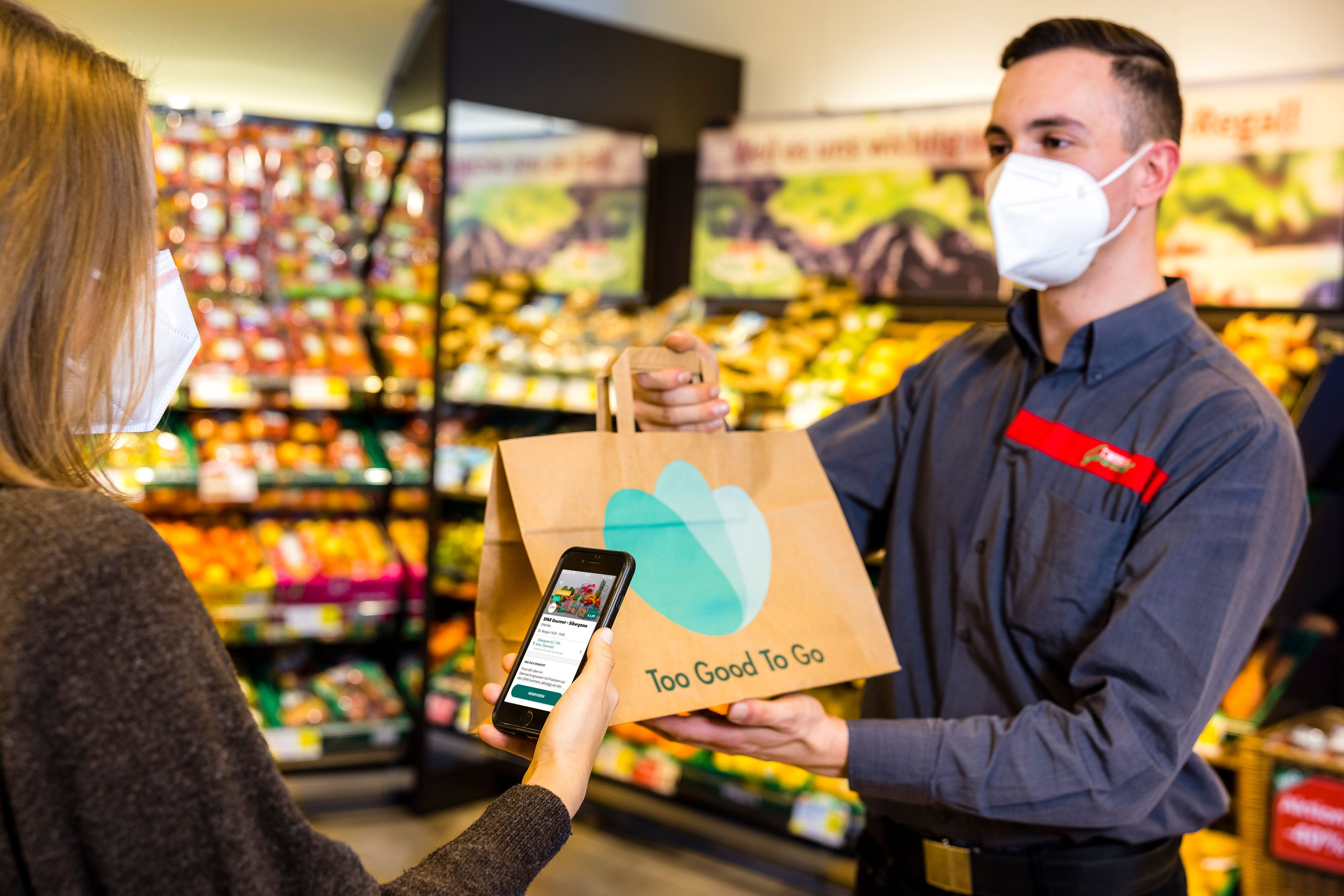 So sehen die "Too Good To Go"-Überraschungssackerl der Spar-Gourmet-Filialen aus