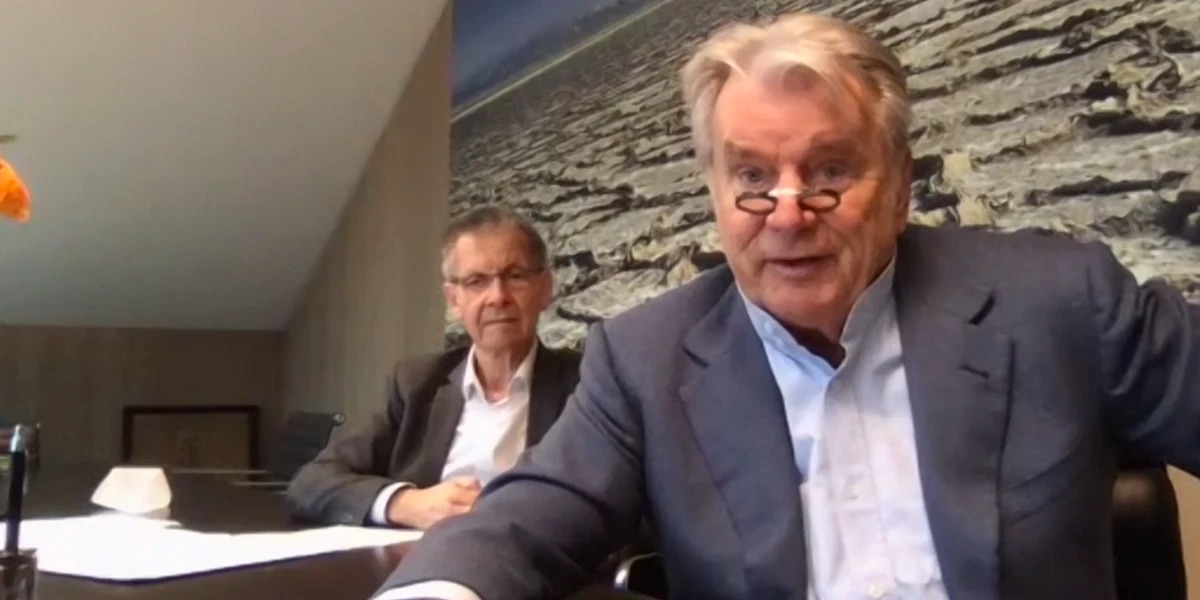 Hans Peter Haselsteiner (rechts) und Westbahn-Chef Erich Forster