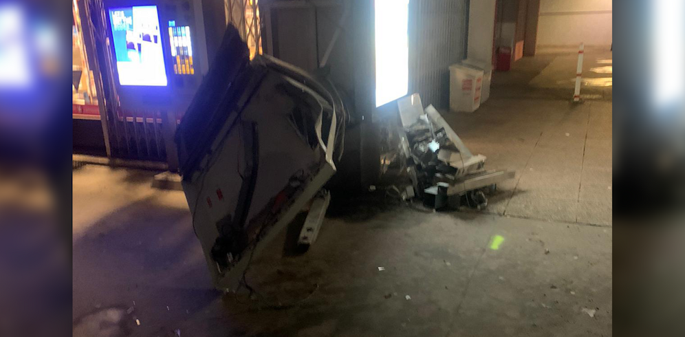 In Floridsdorf wurde ein Zigarettenautomat gesprengt