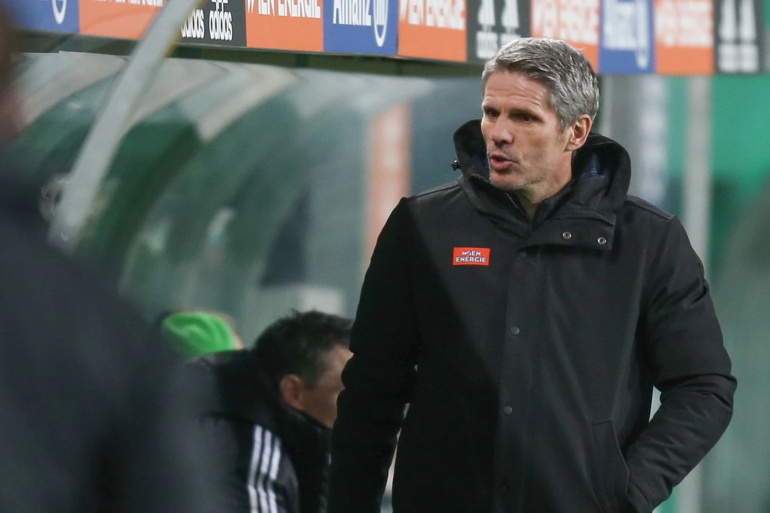 Rapid-Coach Didi KÜhbauer nach dem Sieg gegen Wolfsberg. 