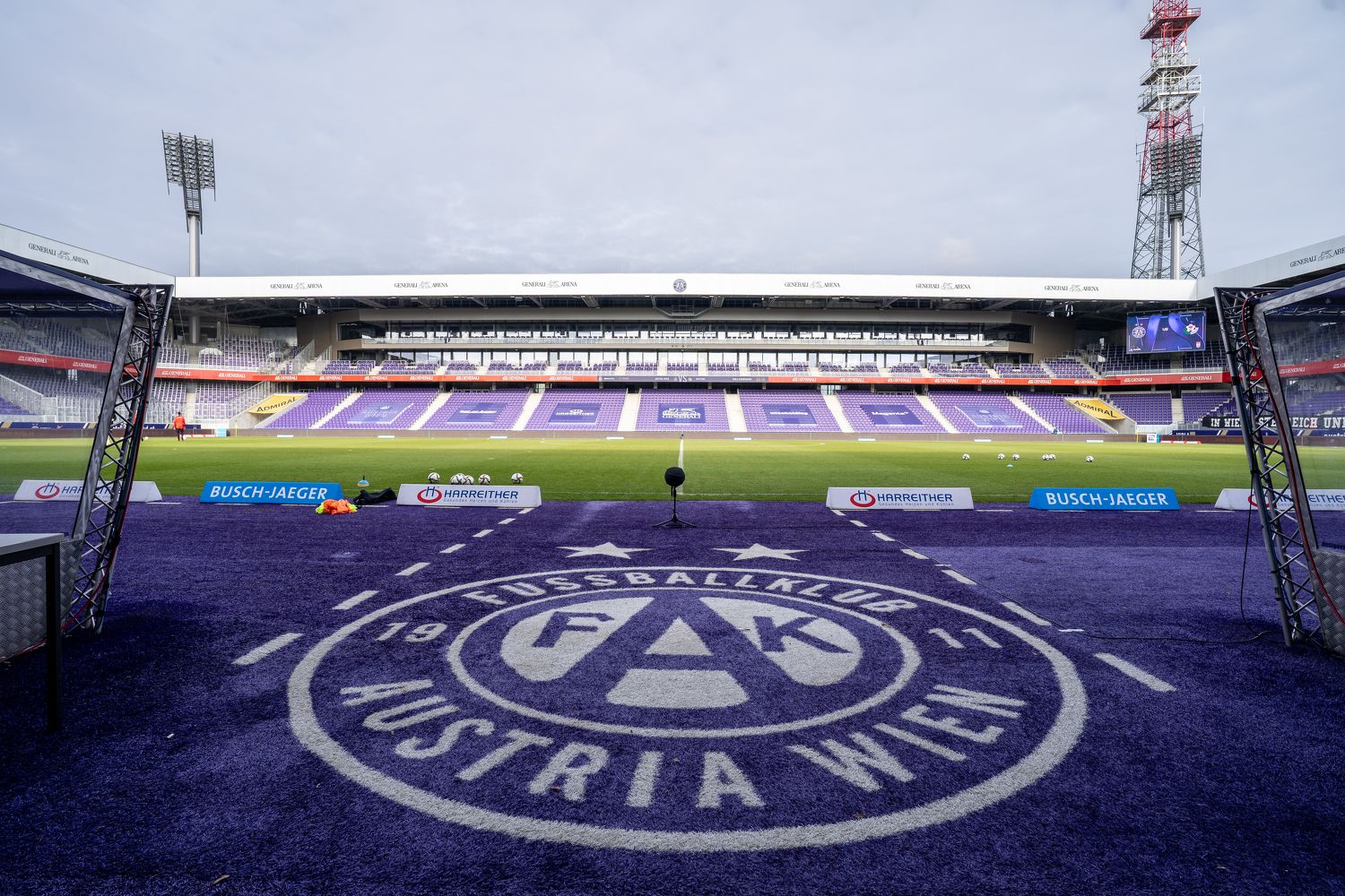 Die Generali Arena in Wien. 