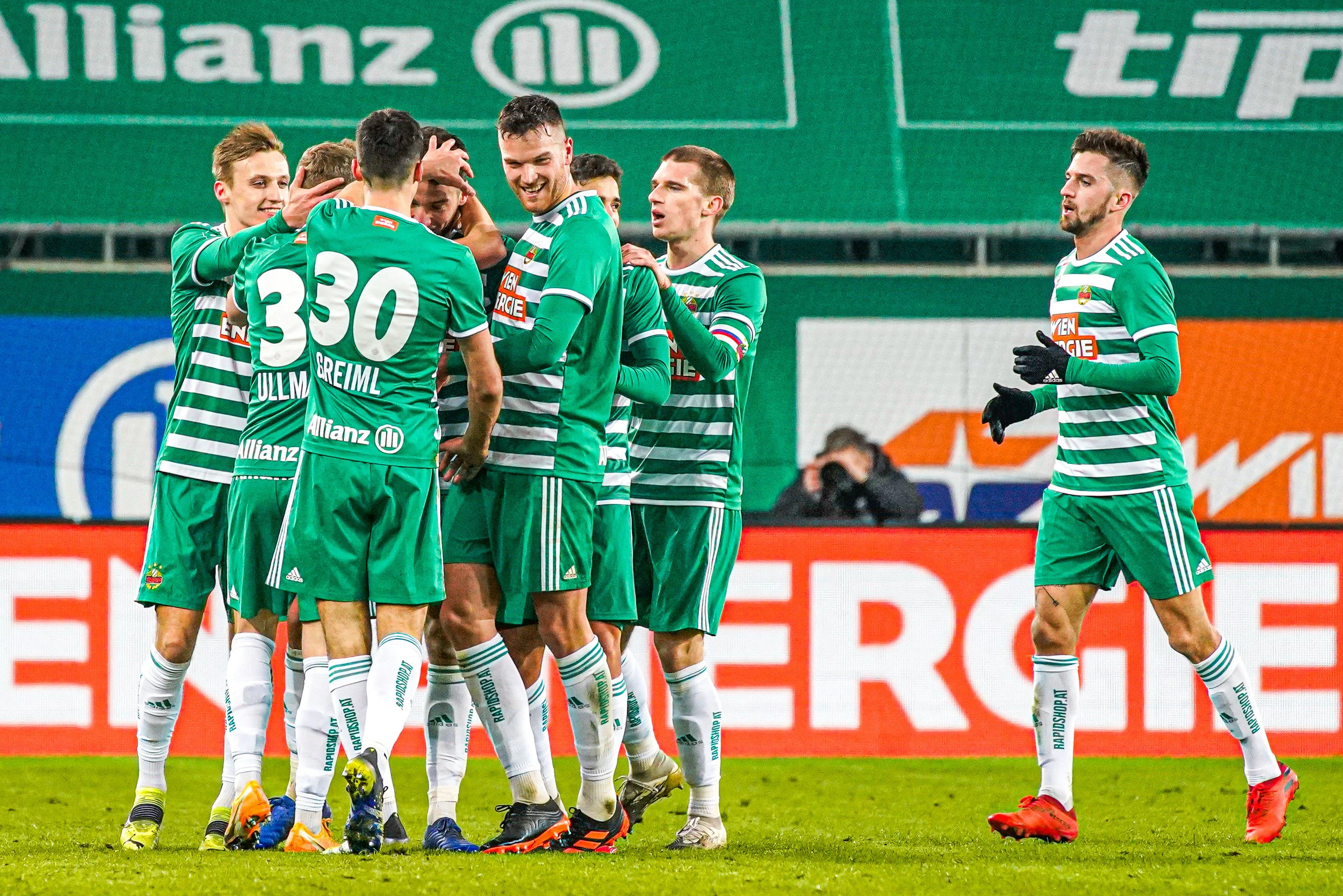 Rapid schlägt Wolfsberg. 