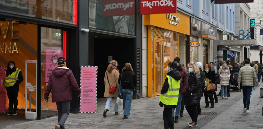 Auf der Mariahilferstraße herrschte am Dienstag reges Treiben