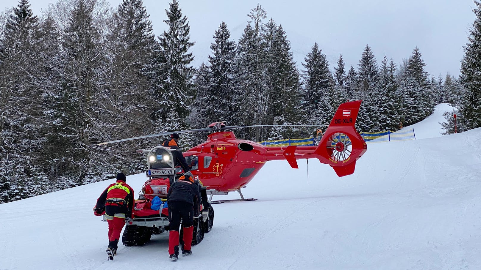 Heftiger Rodelunfall in NÖ – Teenager schwer verletzt