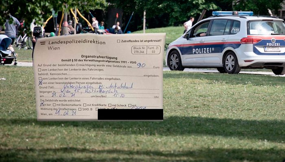 Das Organstrafmandat für Schachspielen im Park (