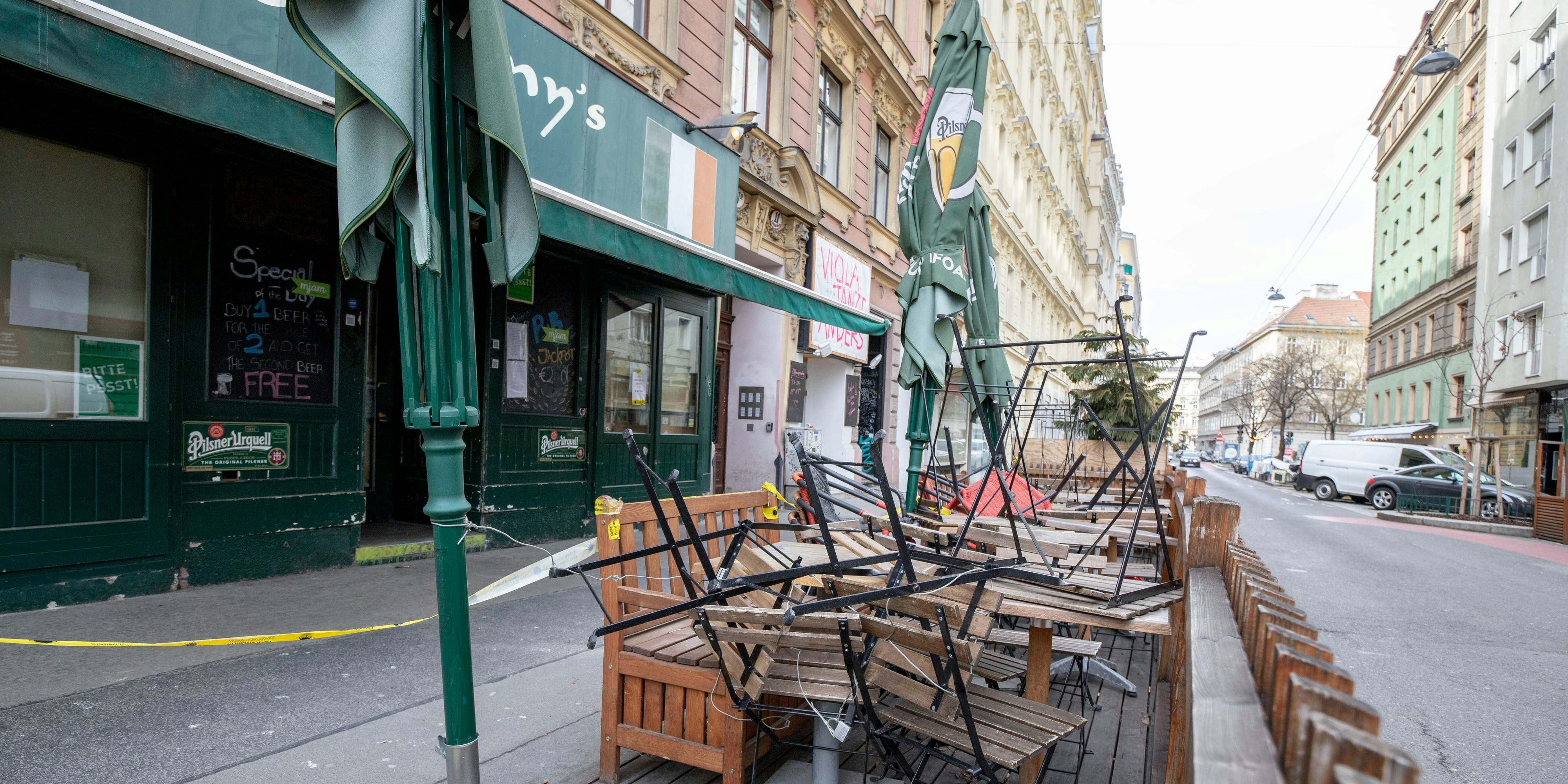 Die Gastronomie in Österreich bleibt vorerst weiter geschlossen.