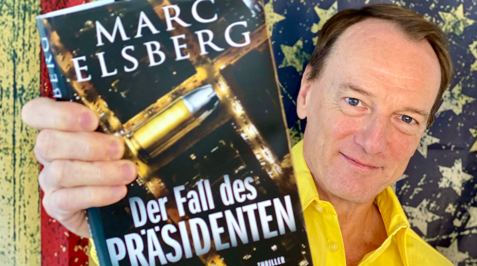 Marc Elsberg mit seinem neuen Thriller "Der Fall des Präsidenten"