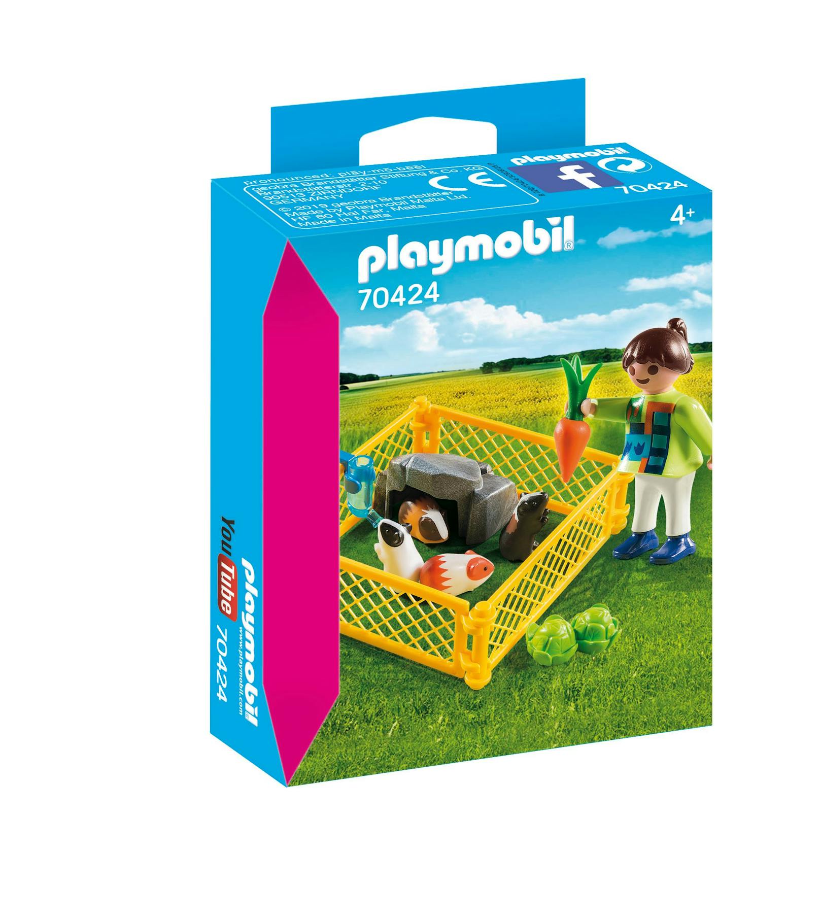 Playmobil Mädchen mit Meerschweinchen