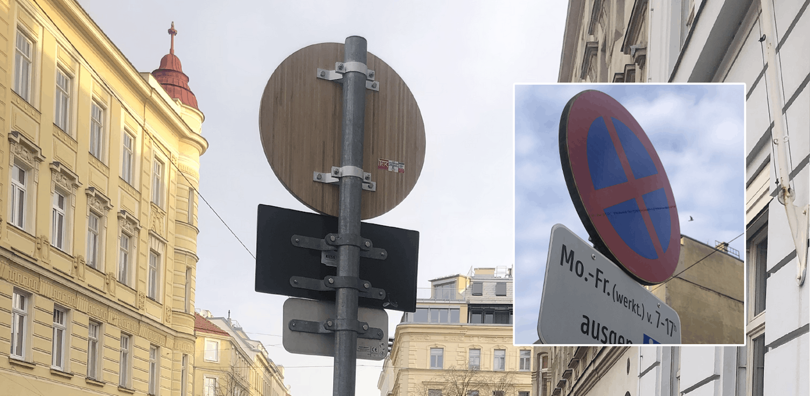 Diese neuen Verkehrsschilder machten ihr Debut in Wien-Hernals