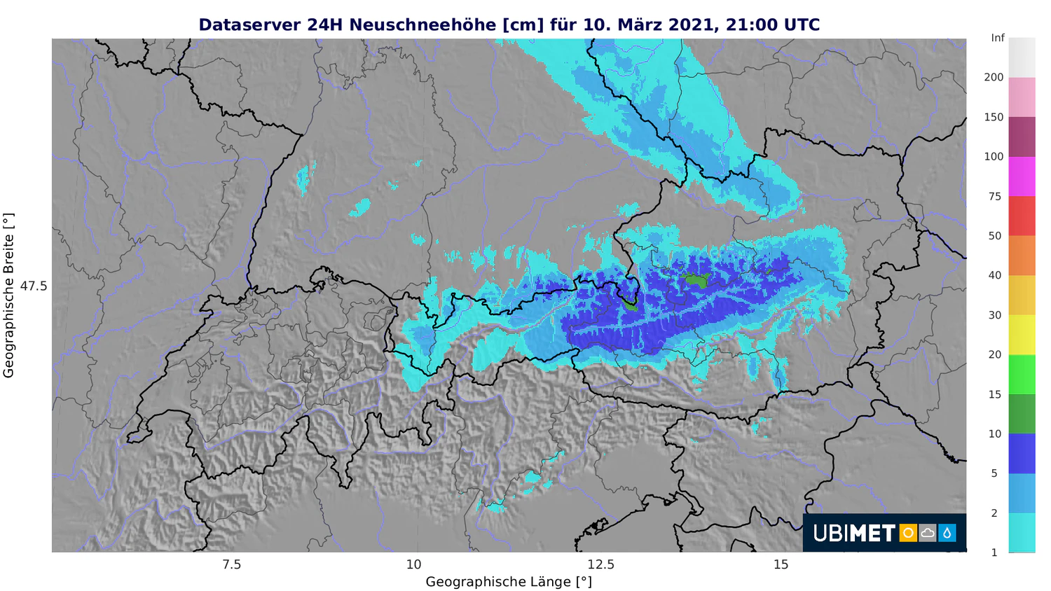 Neuschneehöhe