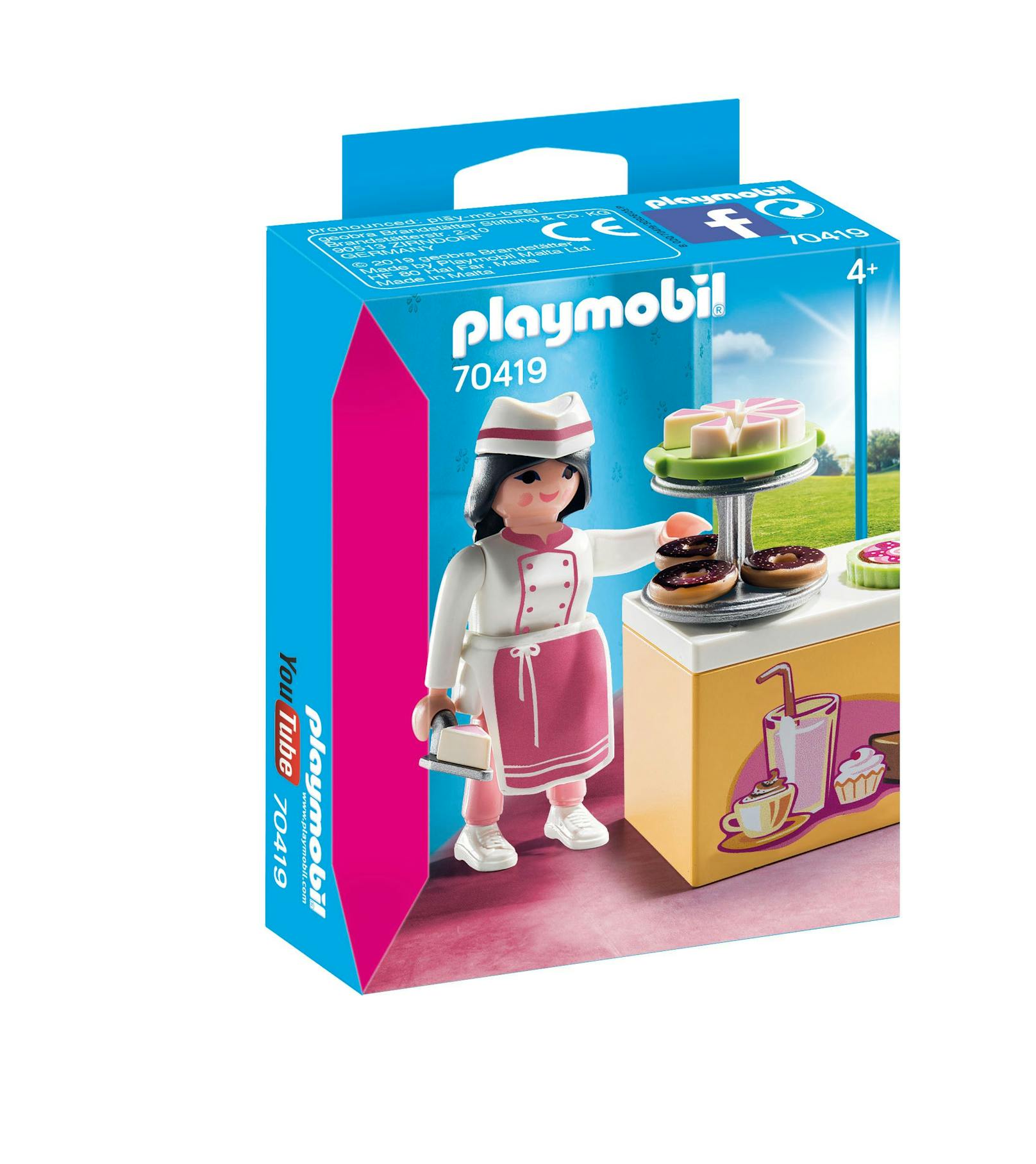 Playmobil Konditorin mit Kuchentheke