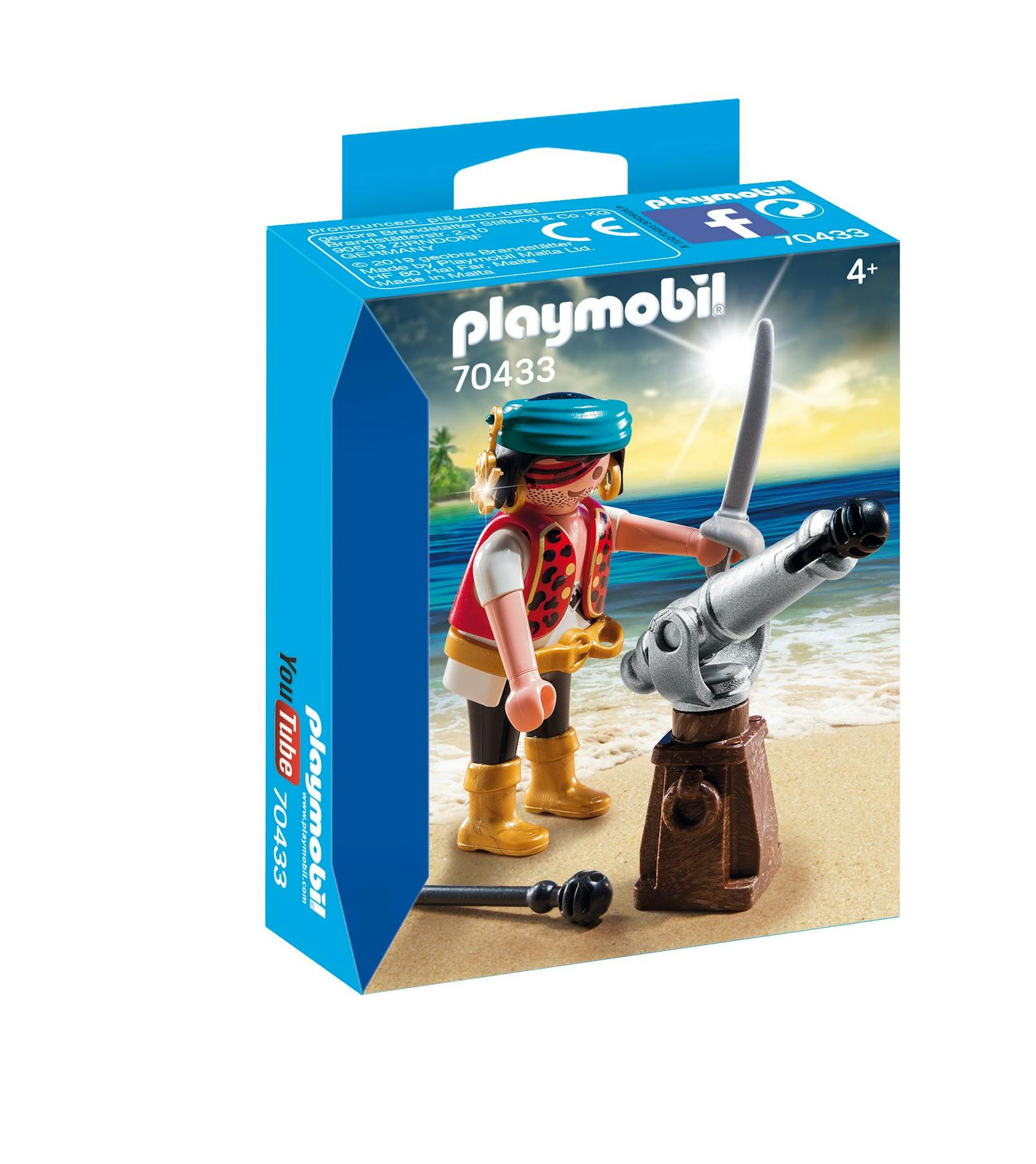 Playmobil Pirat mit Kanone