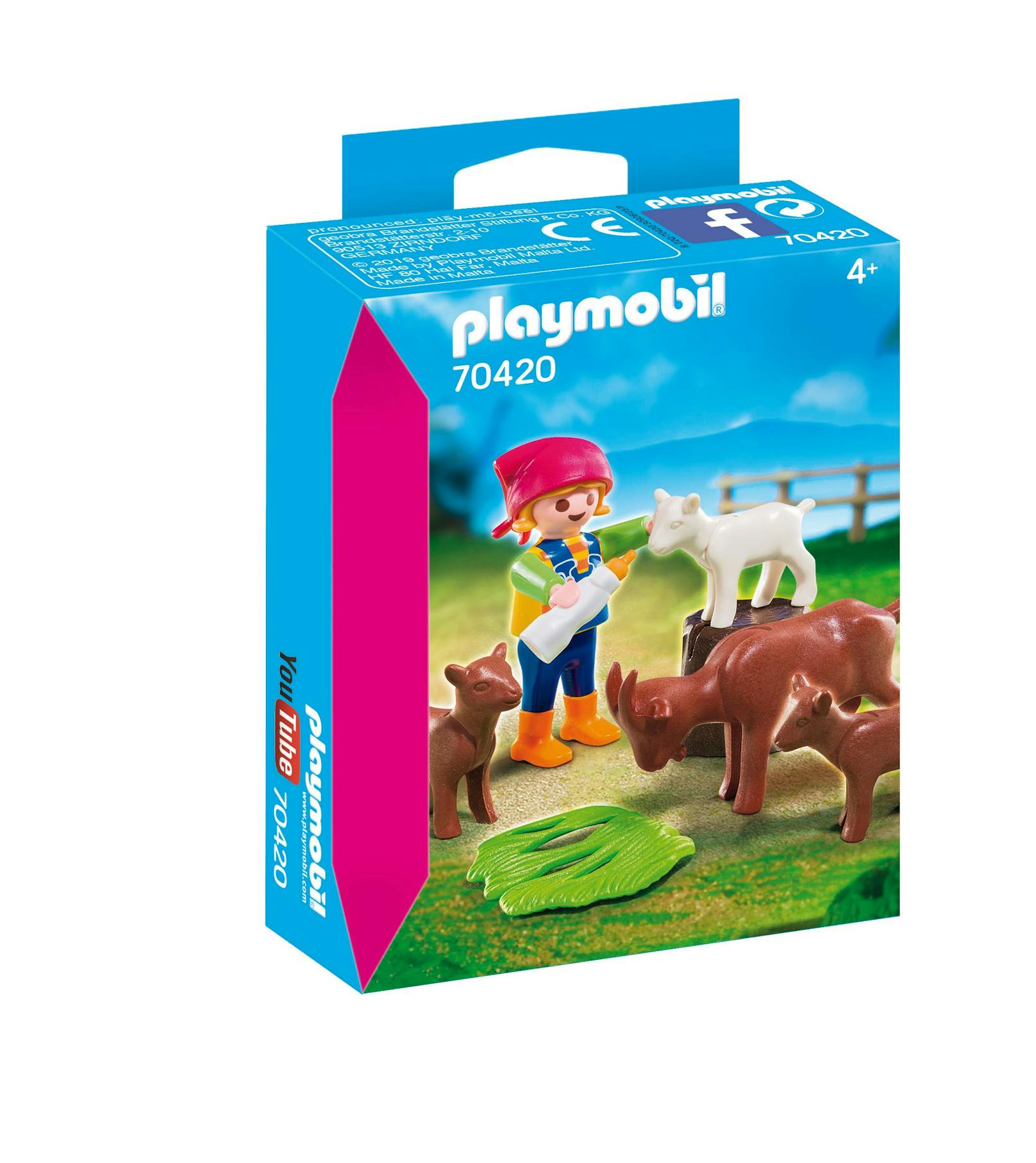 Playmobil Mädchen mit Ziegen