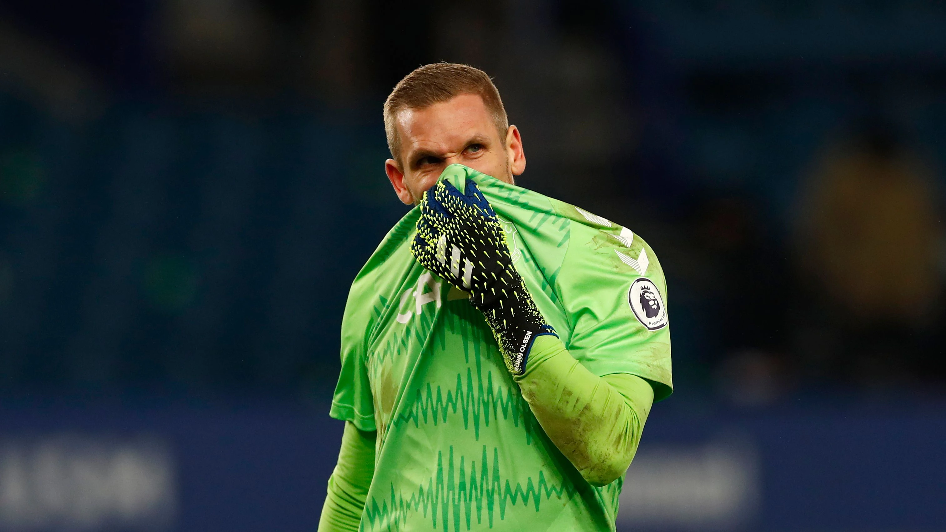 Everton-Keeper Robin Olsen.
