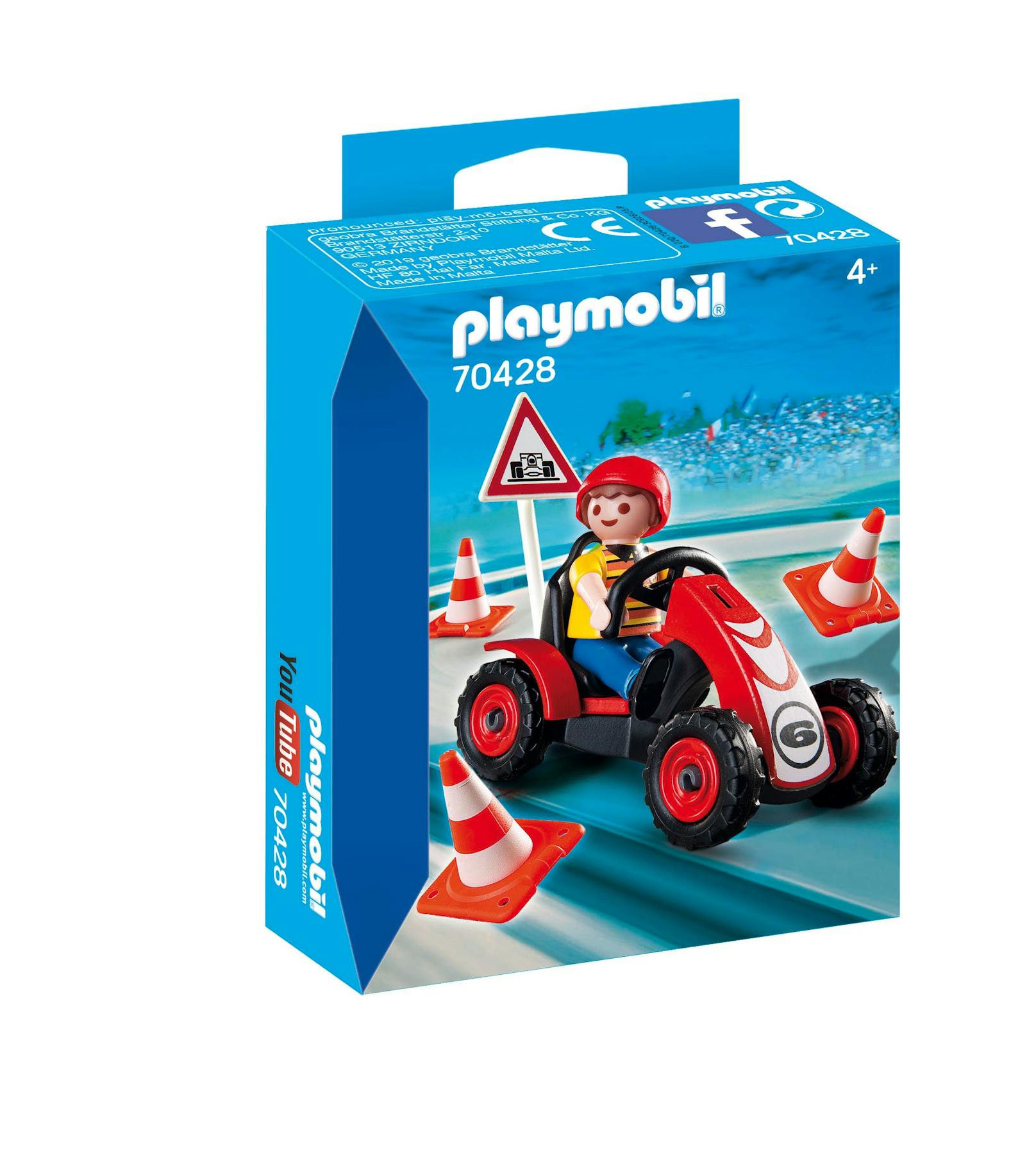 Playmobil Kind mit Racing Kart