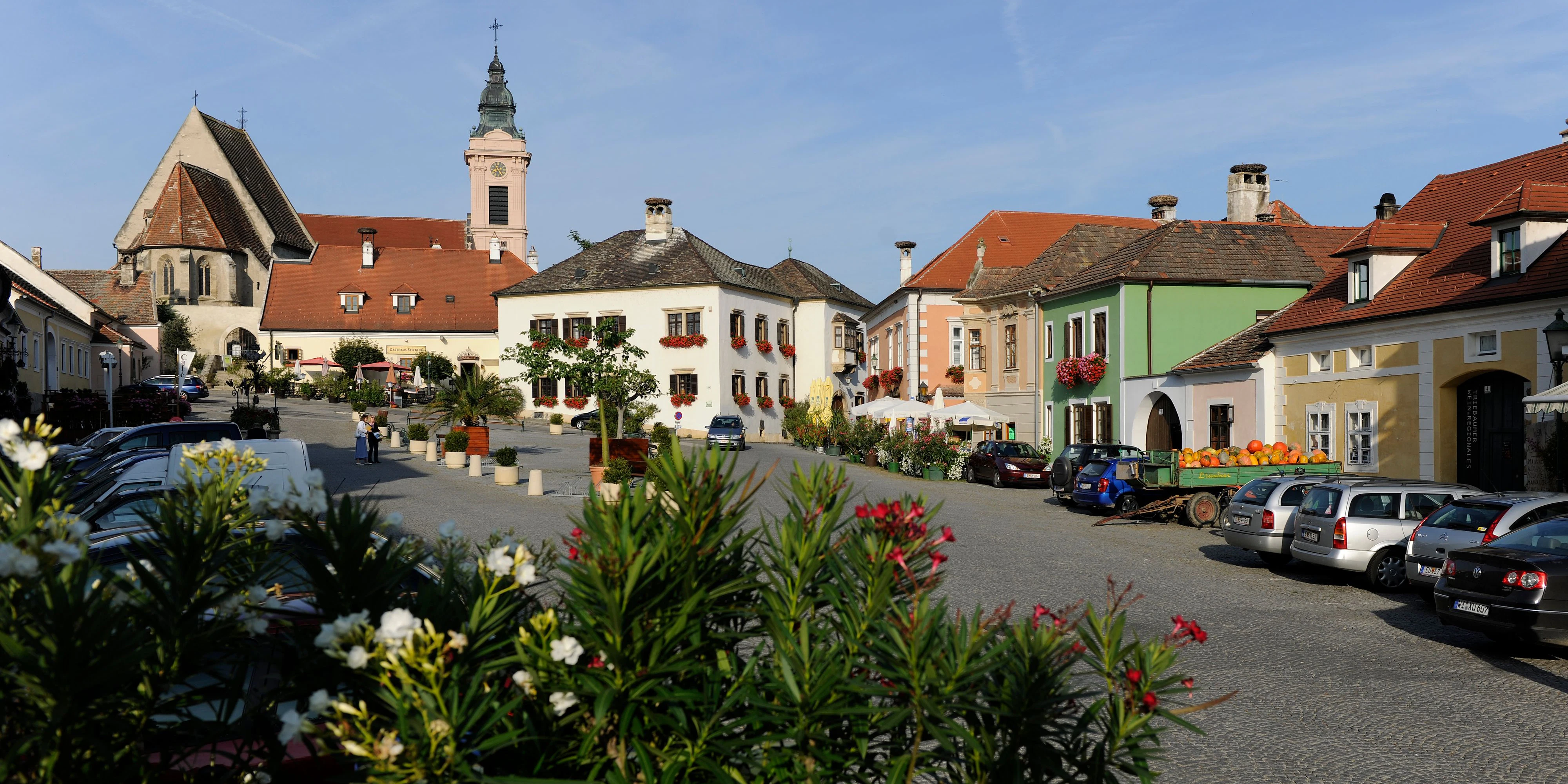 Der Hauptplatz in Rust.