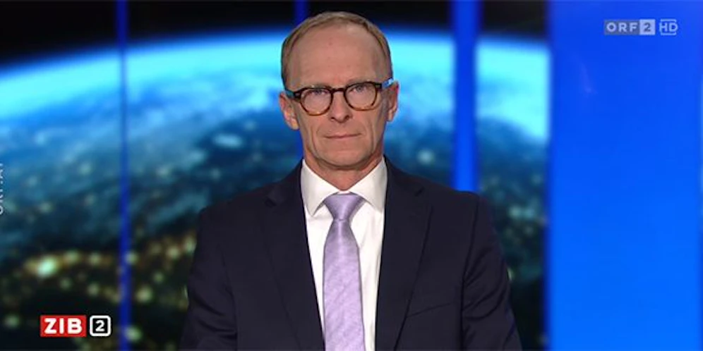 Infektiologe Christoph Wenisch in der ORF-