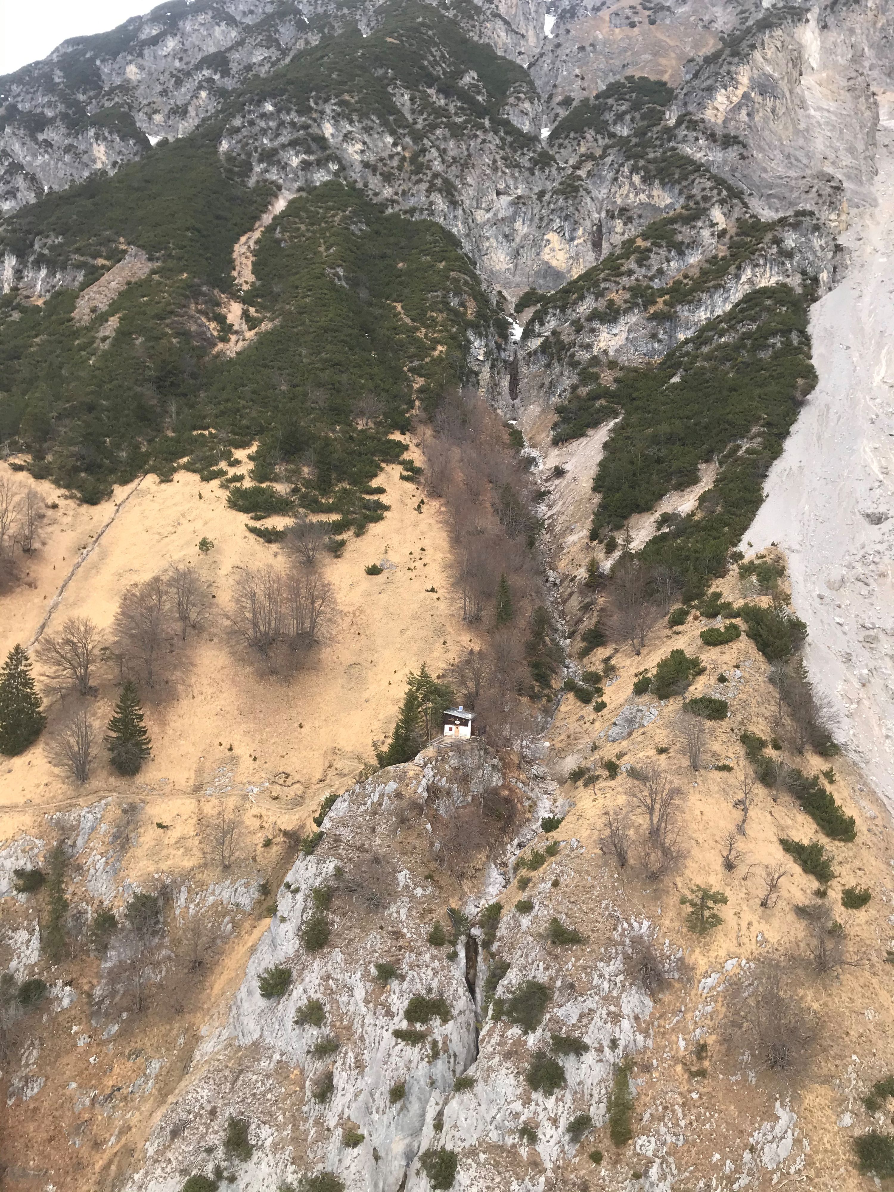 Diese Hütte wollte der Wanderer erreichen.
