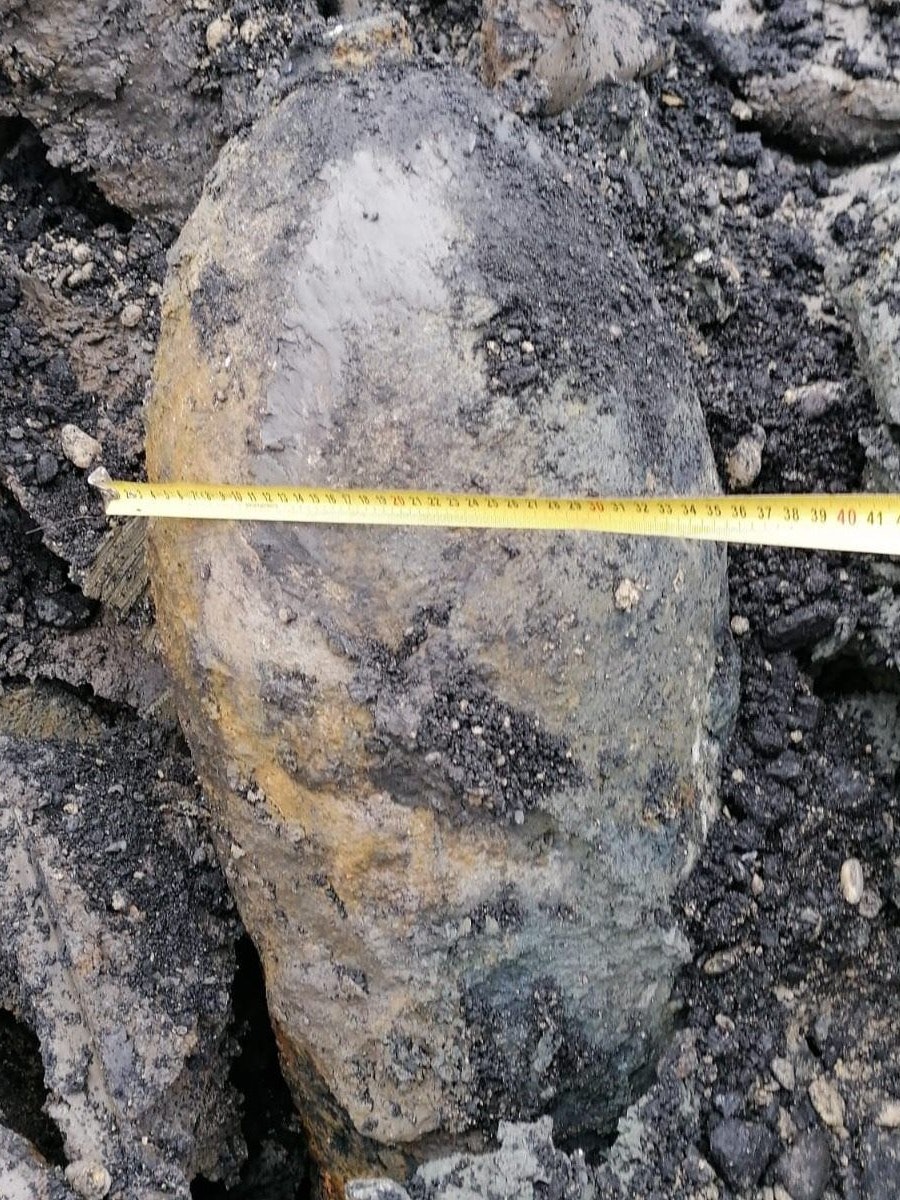 Die scharfe US-Fliegerbombe.