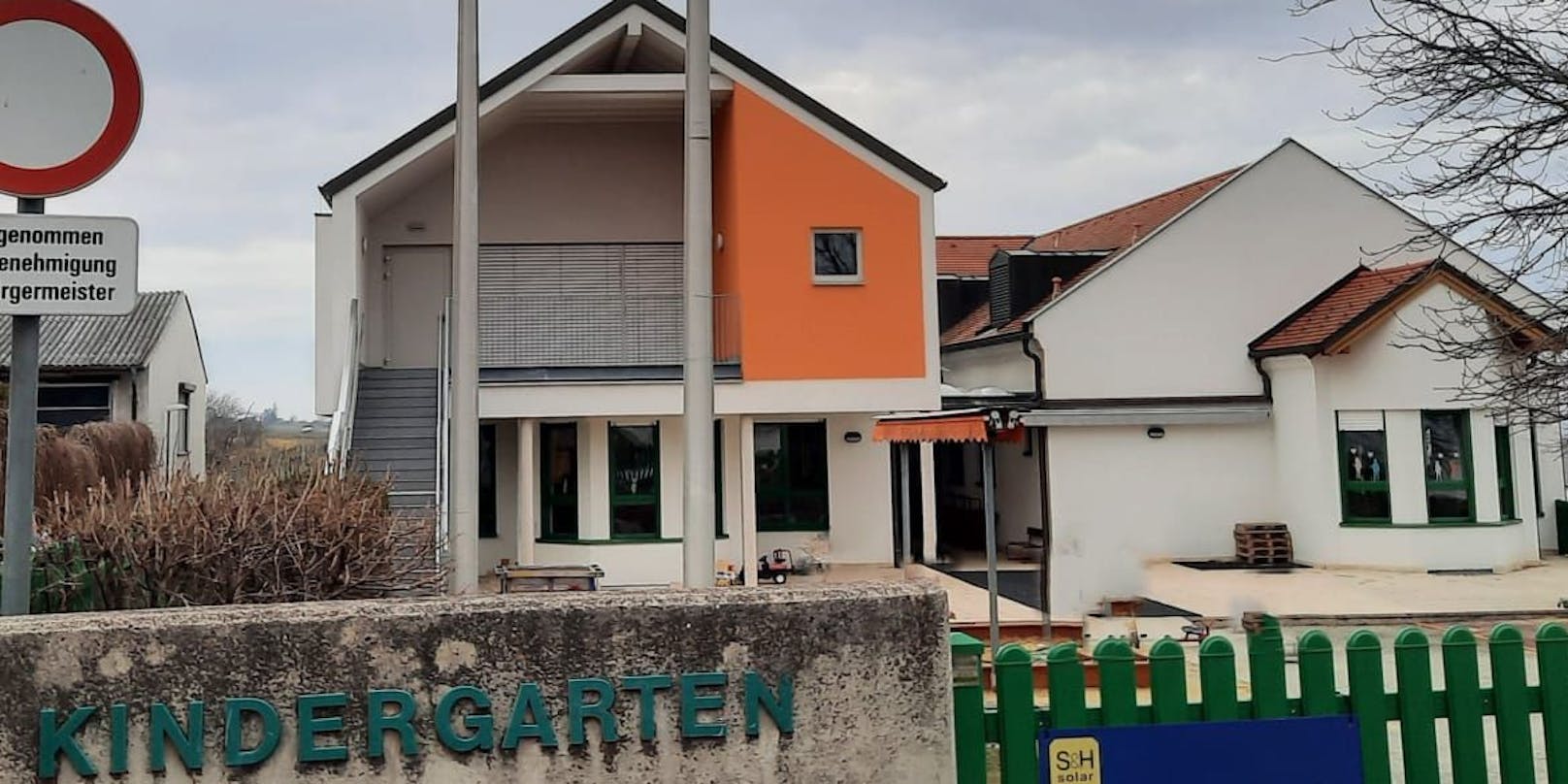 In diesem Kindergarten in Großhöflein (Eisenstadt-Umgebung) ereignete sich der Unfall. 