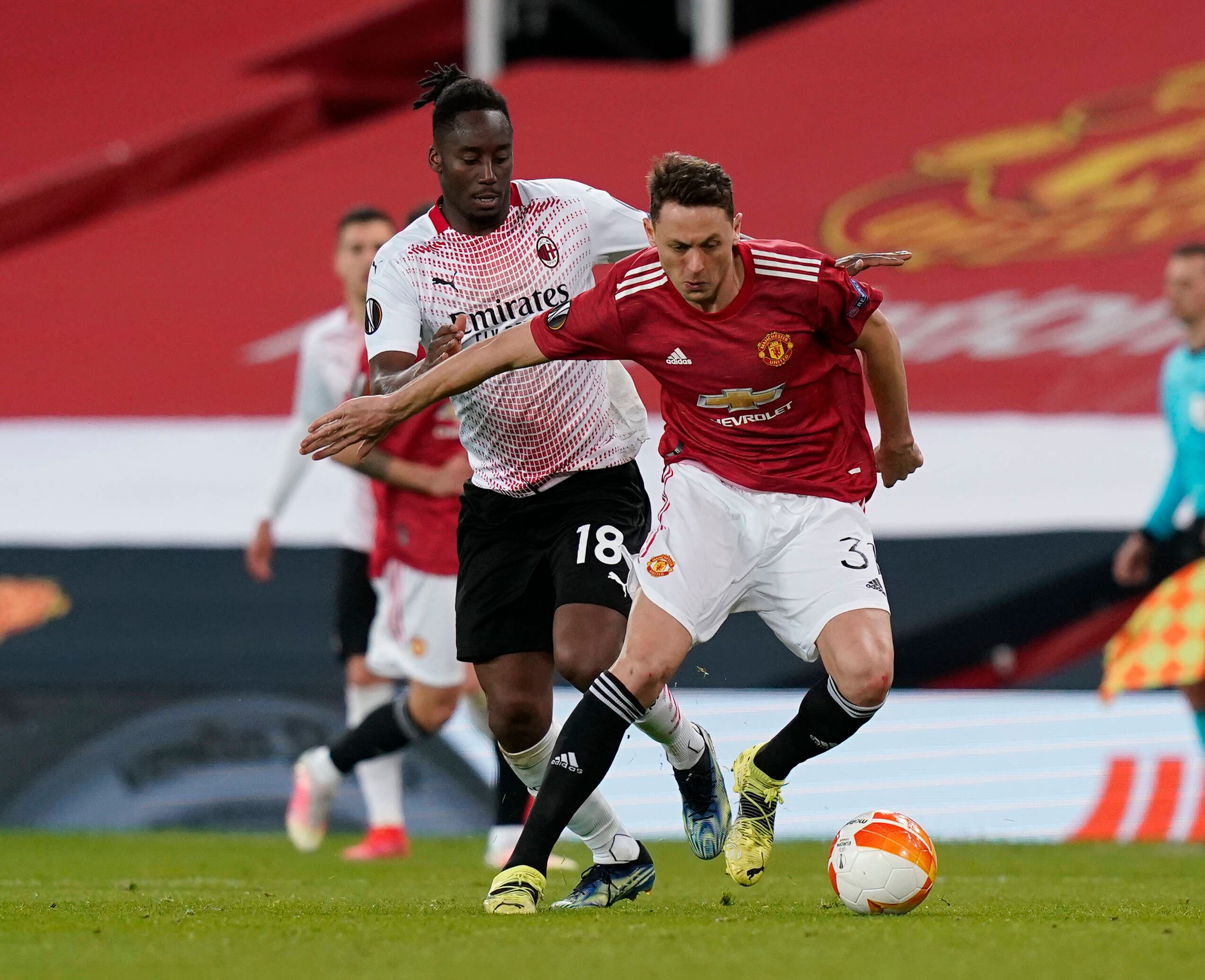 Manchester United gegen AC Milan. 