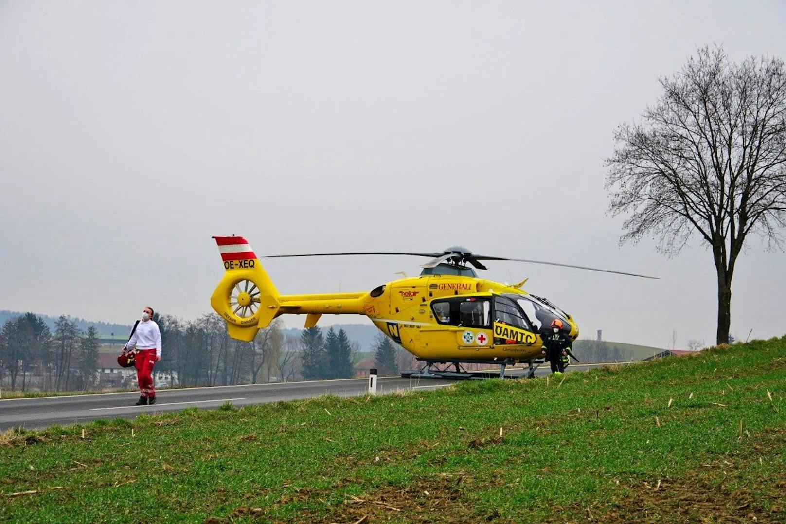 Bei dem schweren Verkehrsunfall bei Kilb gab es zwei Verletzte.