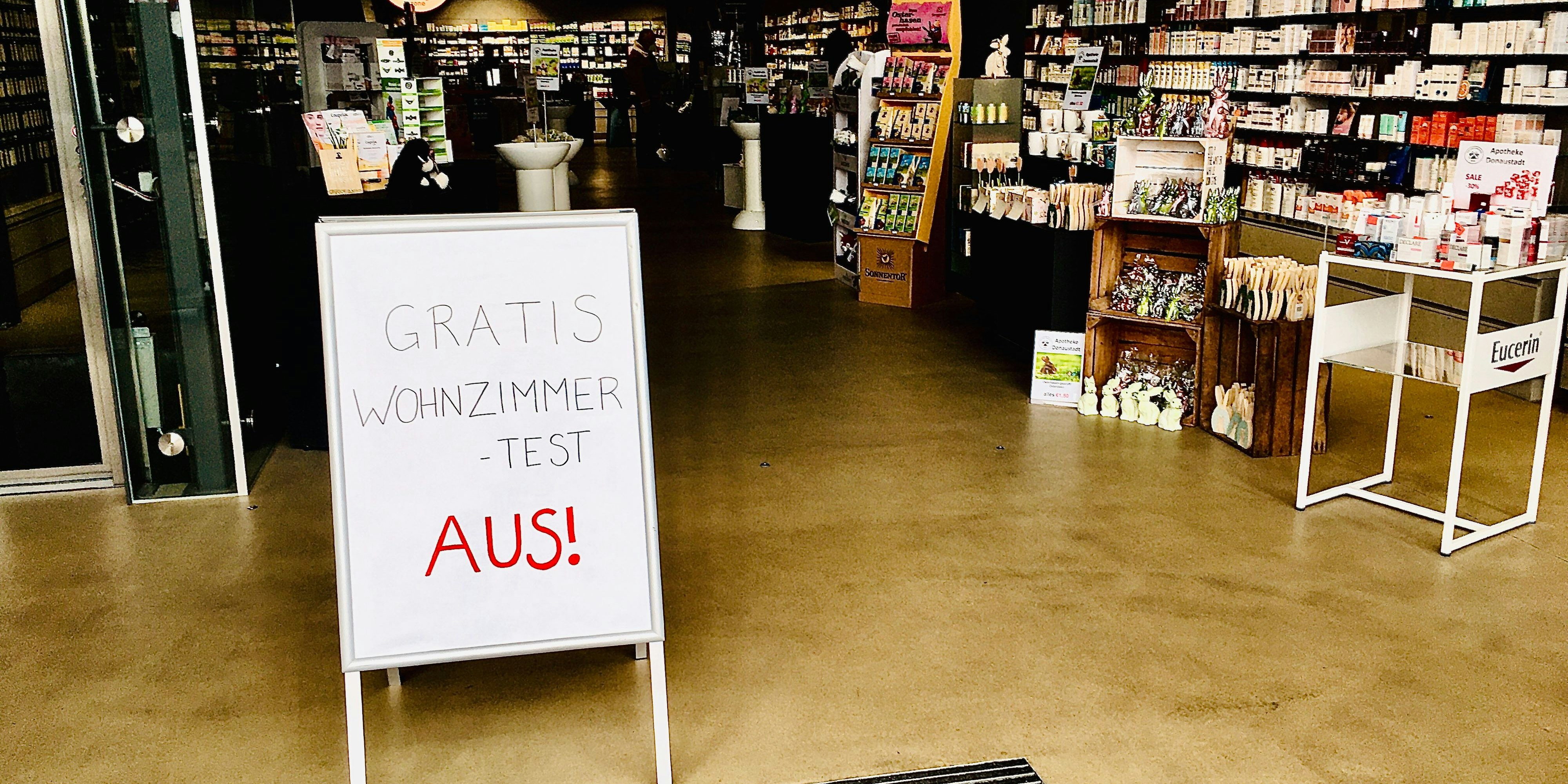 Apotheke, Selbsttests aus