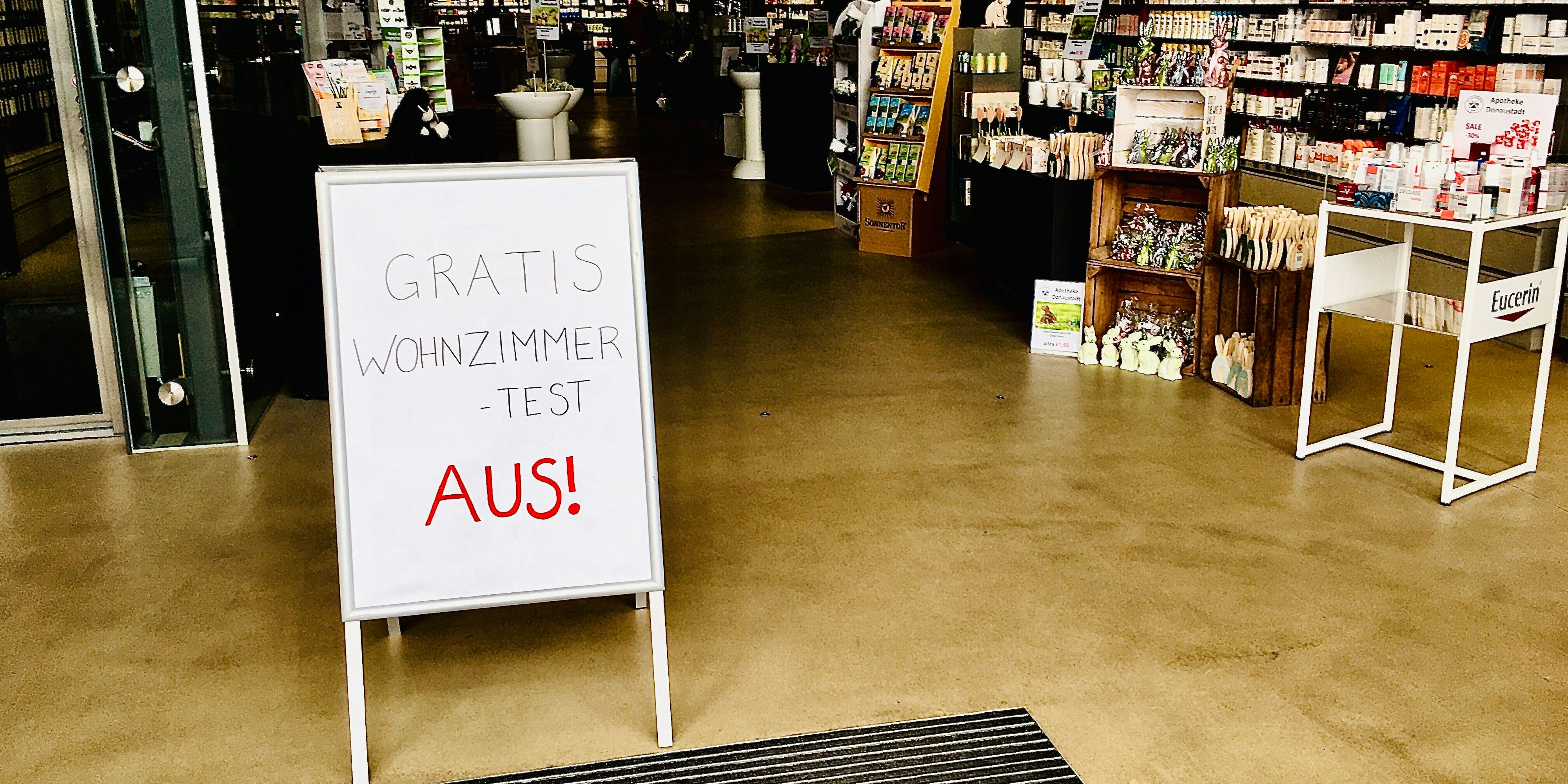 Apotheke, Selbsttests aus