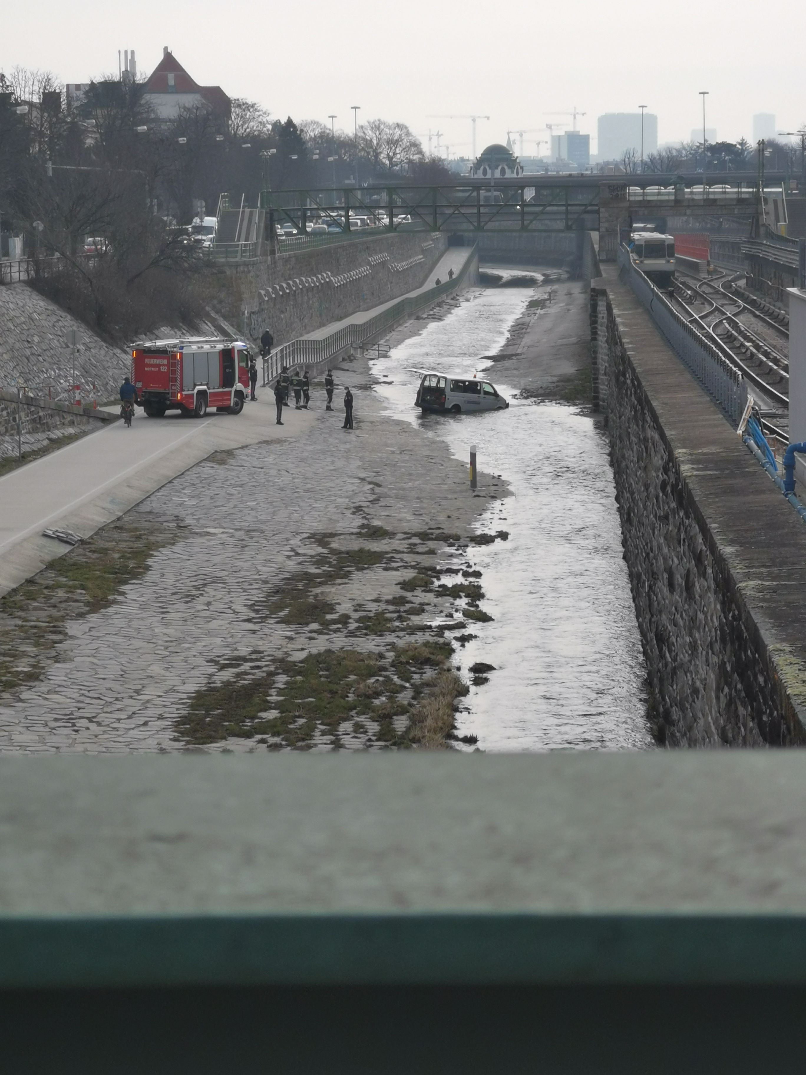 Die Feuerwehr war vor Ort.