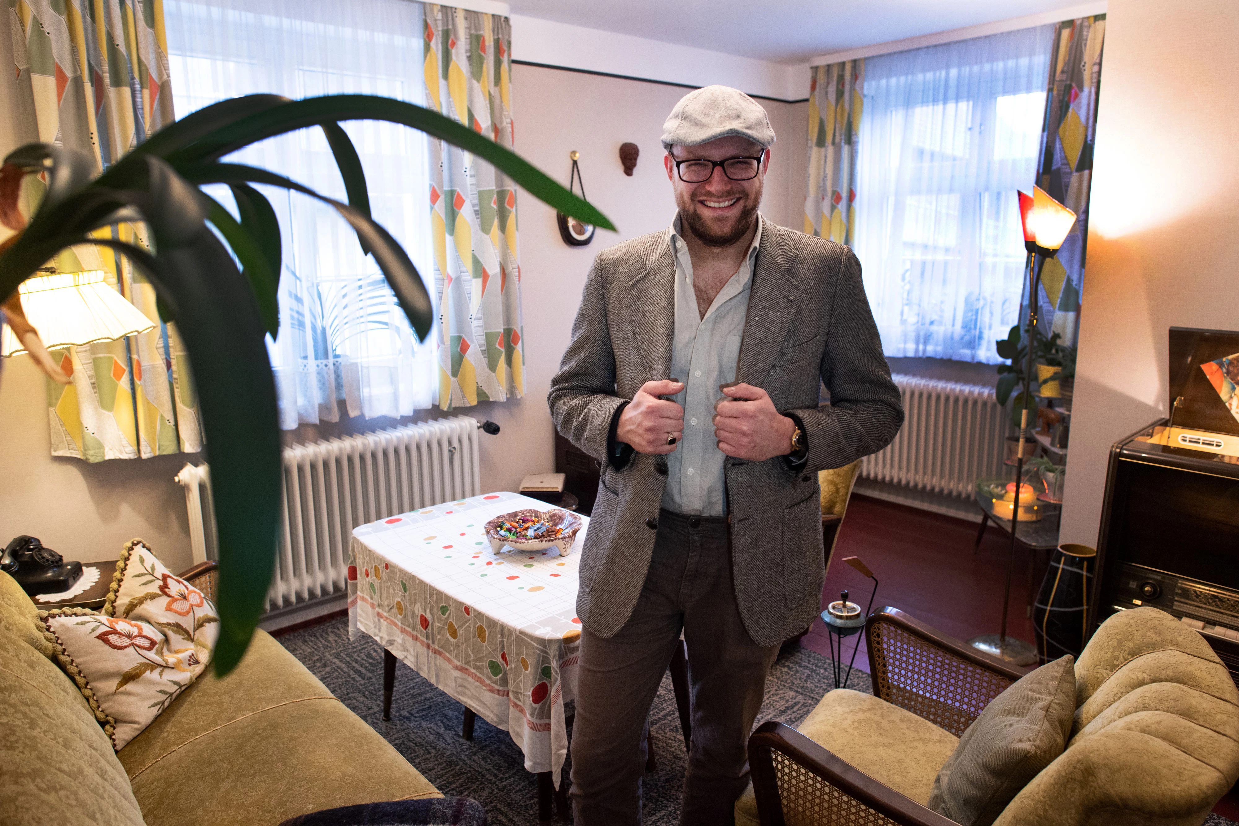 Kevin Nikodem lebt originalgetreu wie in einer Zeitschleife. 
