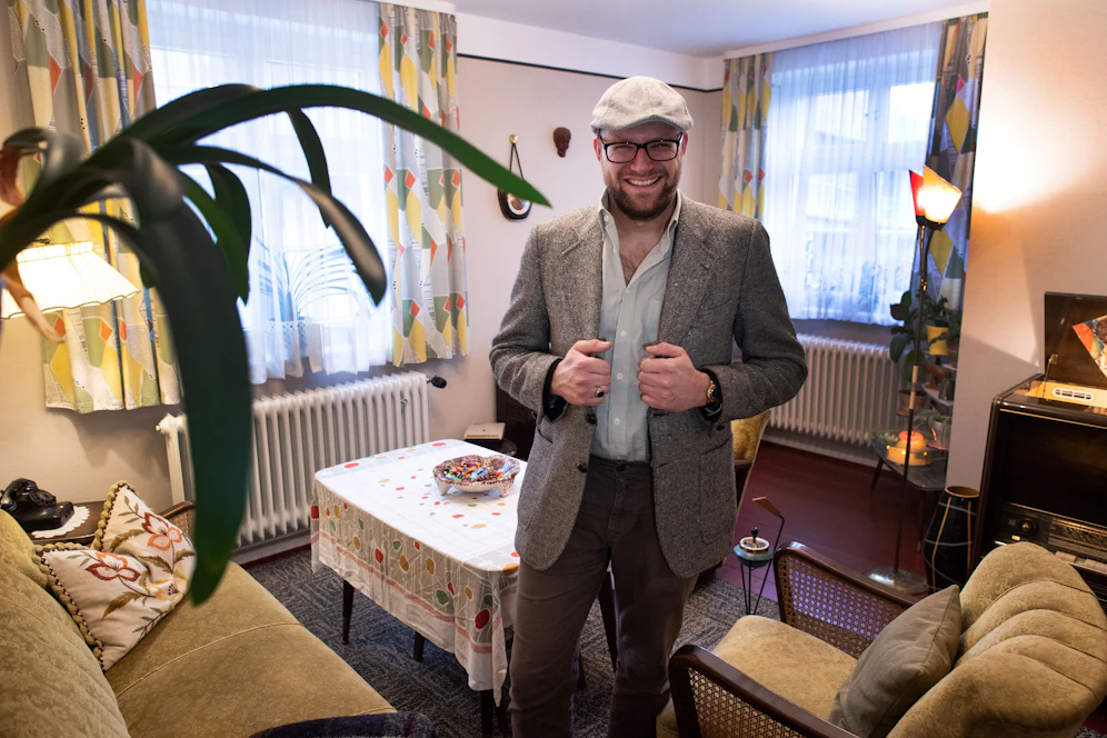 Kevin Nikodem lebt originalgetreu wie in einer Zeitschleife. 