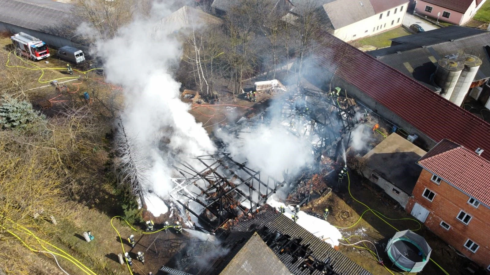 Großbrand in Kainraths.