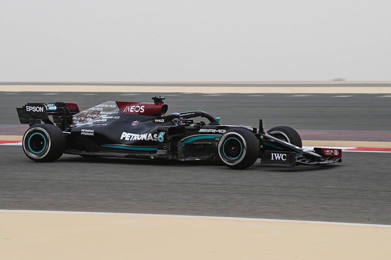 Der Mercedes von Lewis Hamilton und Valtteri Bottas ist wieder schwarz.