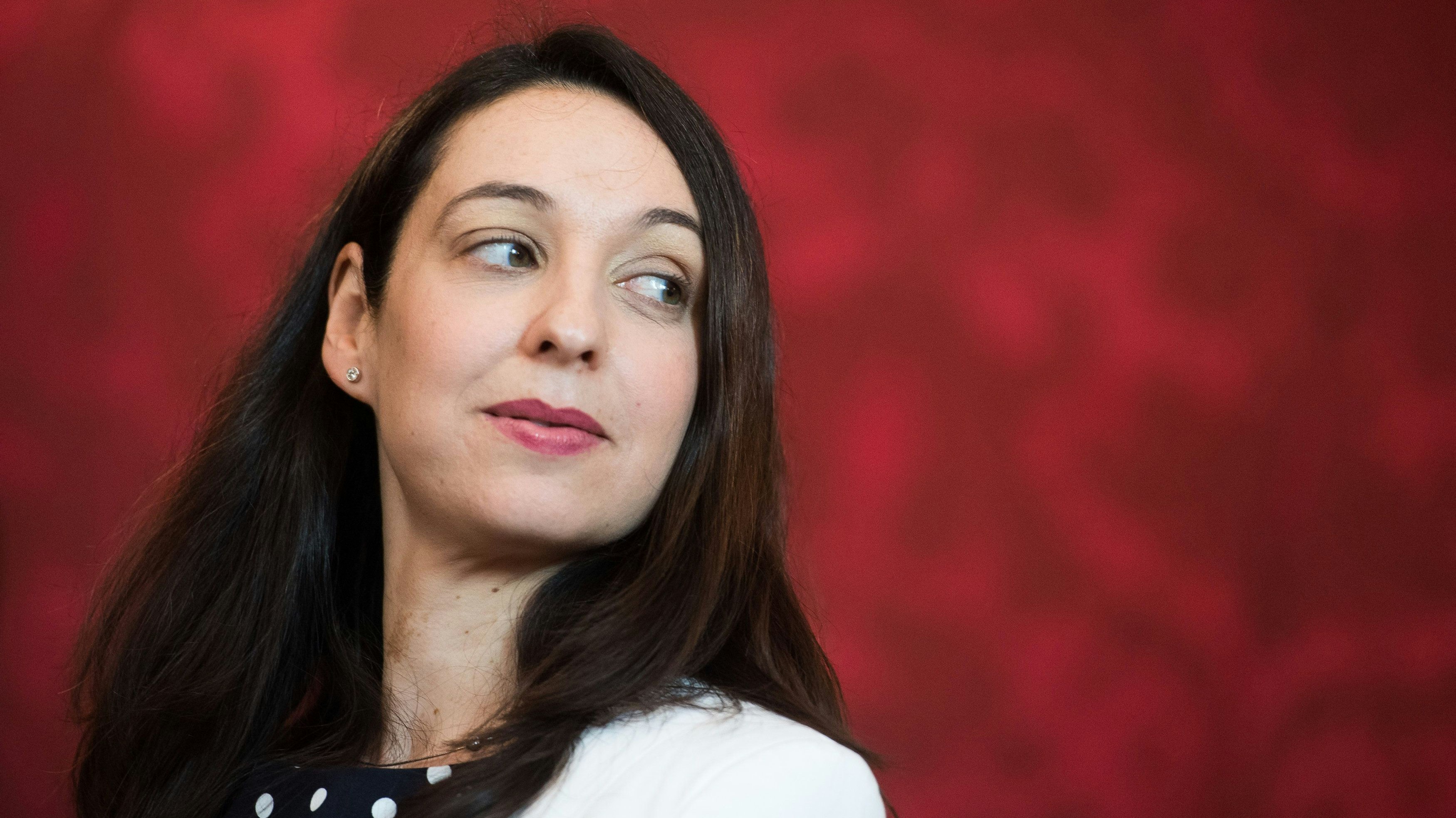 Die damalige Frauenministerin Ines Stilling während der Angelobung der Übergangsregierung Bierlein am 3. Juni 2019