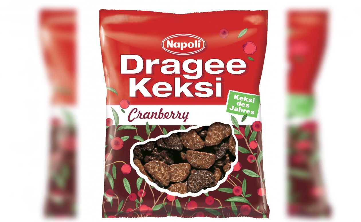 Die Limitierte Sorte ist mit Cranberrys.